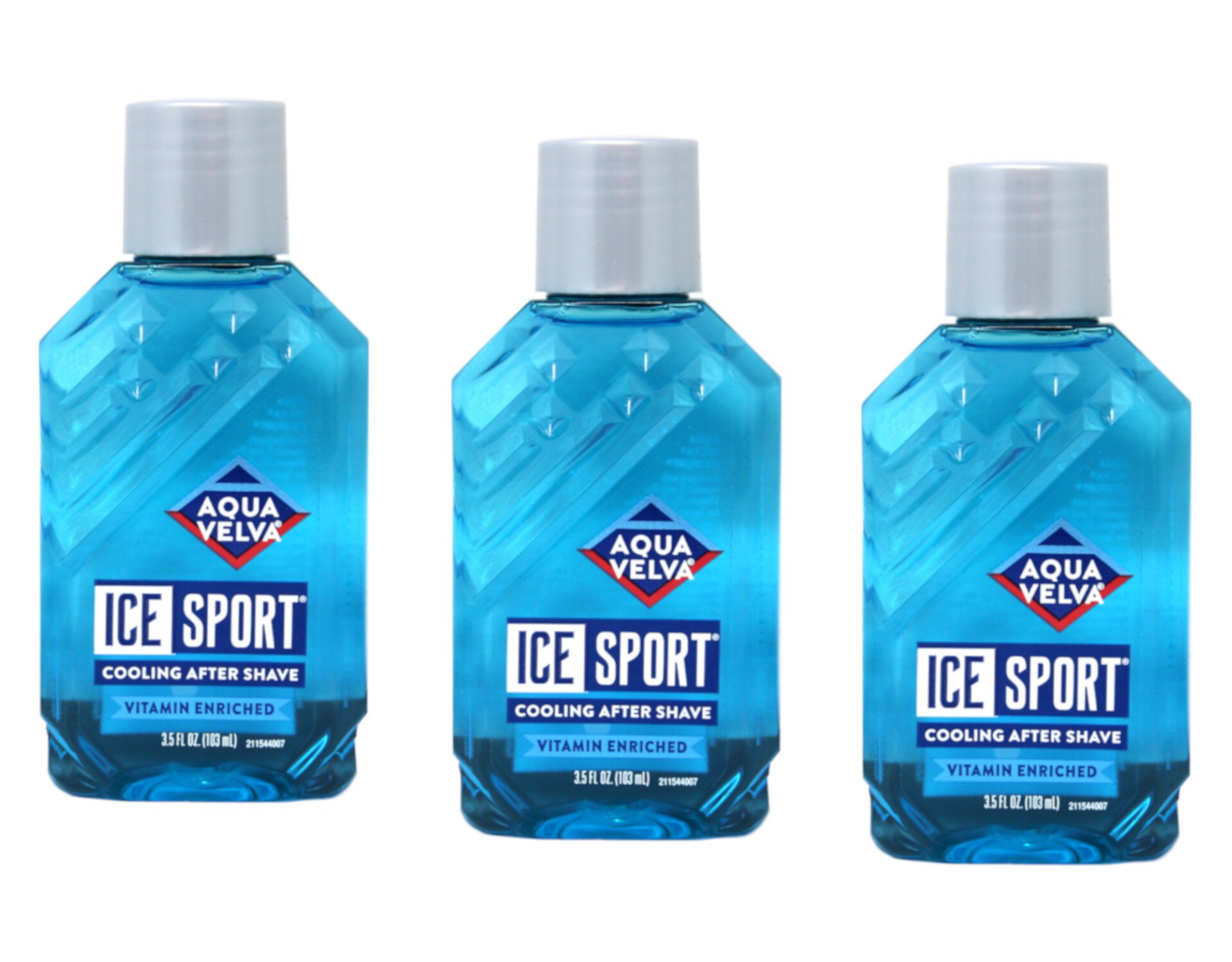 3 Pack - Aqua Velva Ice Sport Cooling After Shave 3.50 oz (Унции) Each Aqua Velva