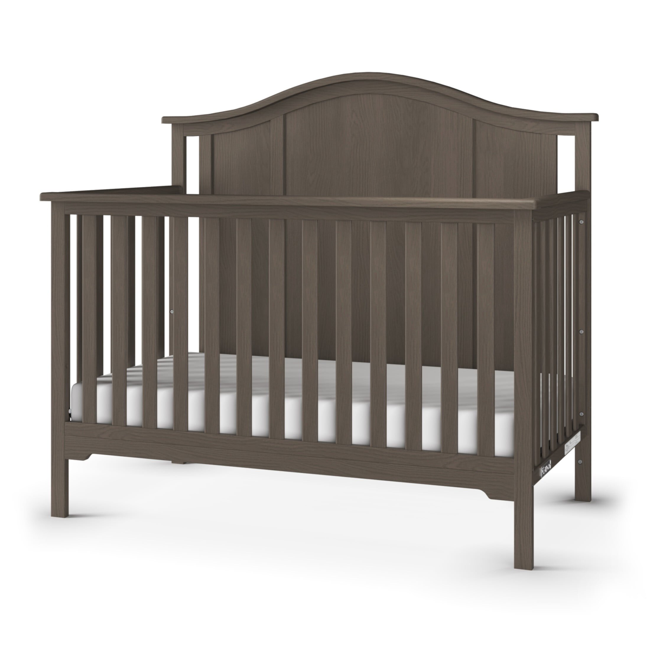 Child Craft Cottage Arch Top 4-in-1 Convertible Crib, Baby Crib Converts to Day Bed, Toddler Bed and Full Size Bed, 3 Adjustable Mattress Positions, Non-Toxic, Baby Safe Finish (Dusty Heather) Child Craft