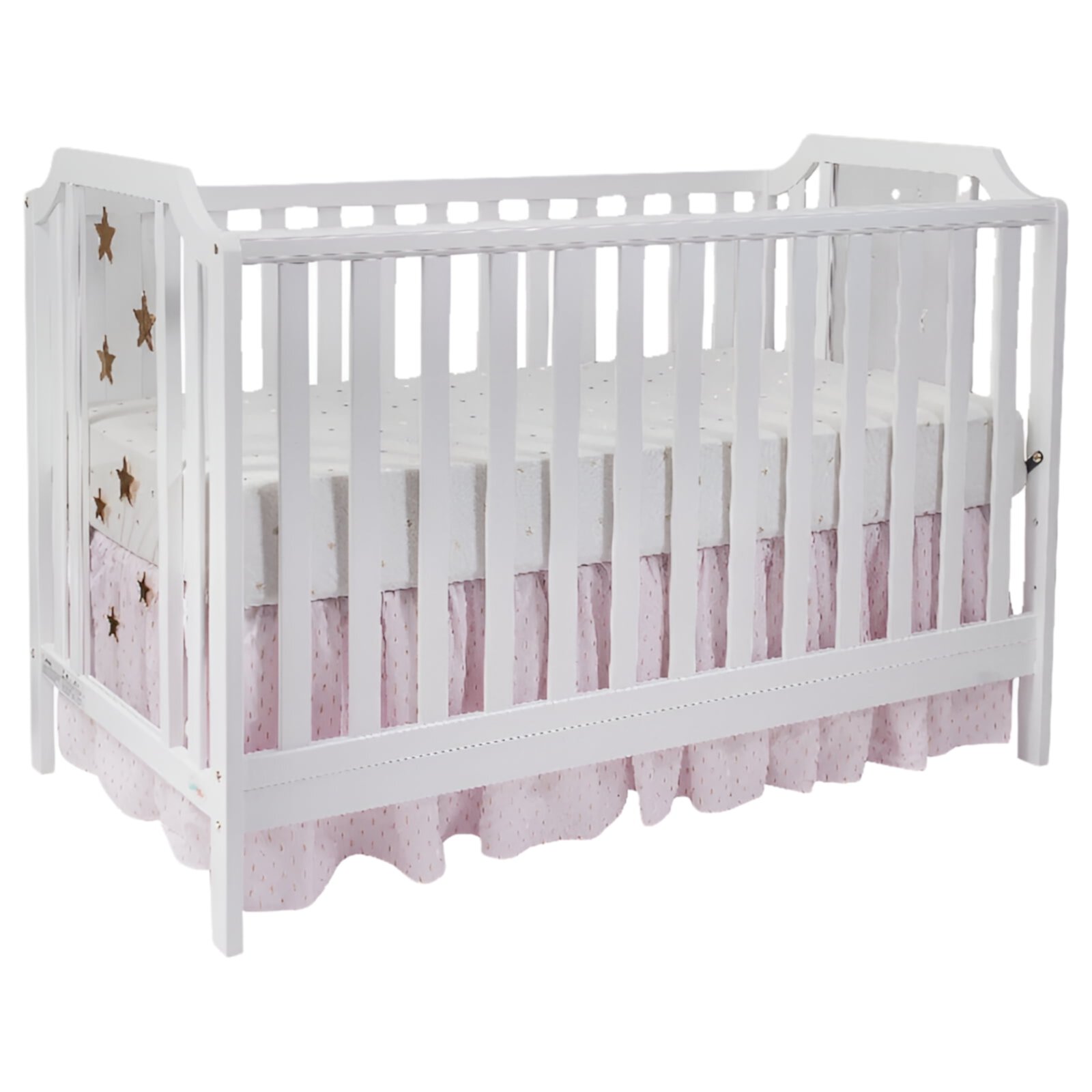 Suite Bebe  Celeste Acrylic Island Crib, White Suite Bebe