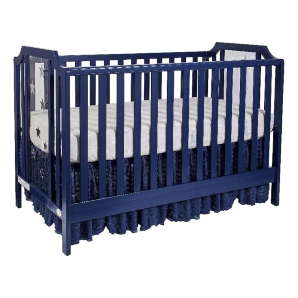 Suite Bebe  Celeste Acrylic 3-in-1 Convertible Island Crib Blue Suite Bebe