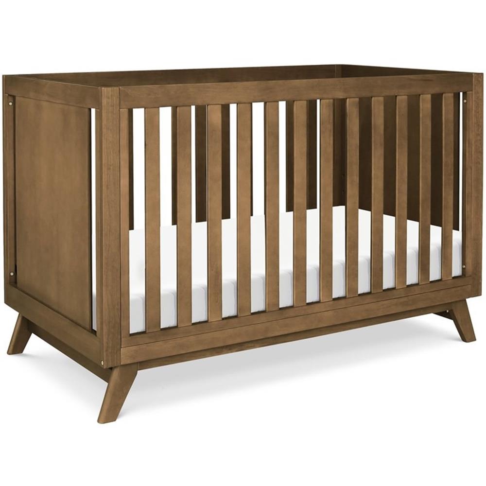 DaVinci Otto Pine Wood 3-in-1 Convertible Crib in Walnut DaVinci