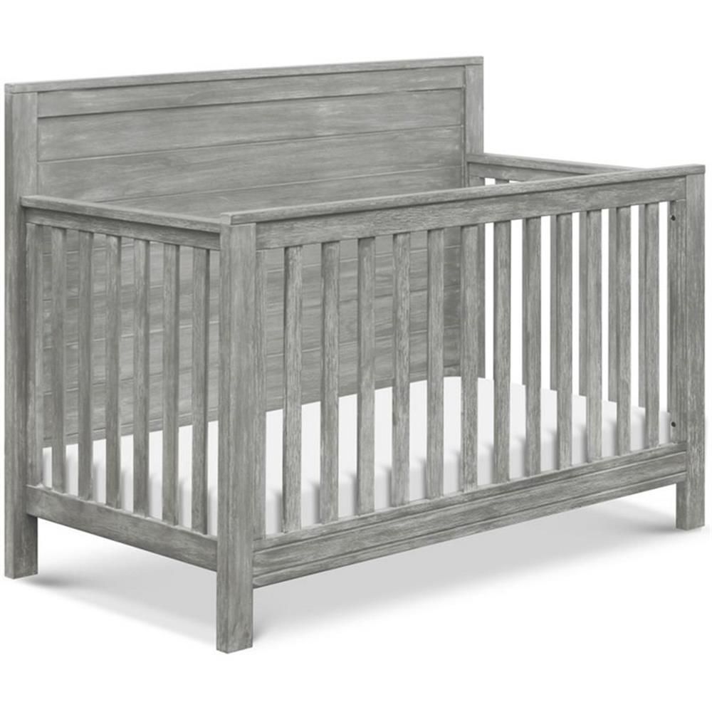 DaVinci Fairway Pine Wood 4-in-1 Convertible Crib in Cottage Gray DaVinci