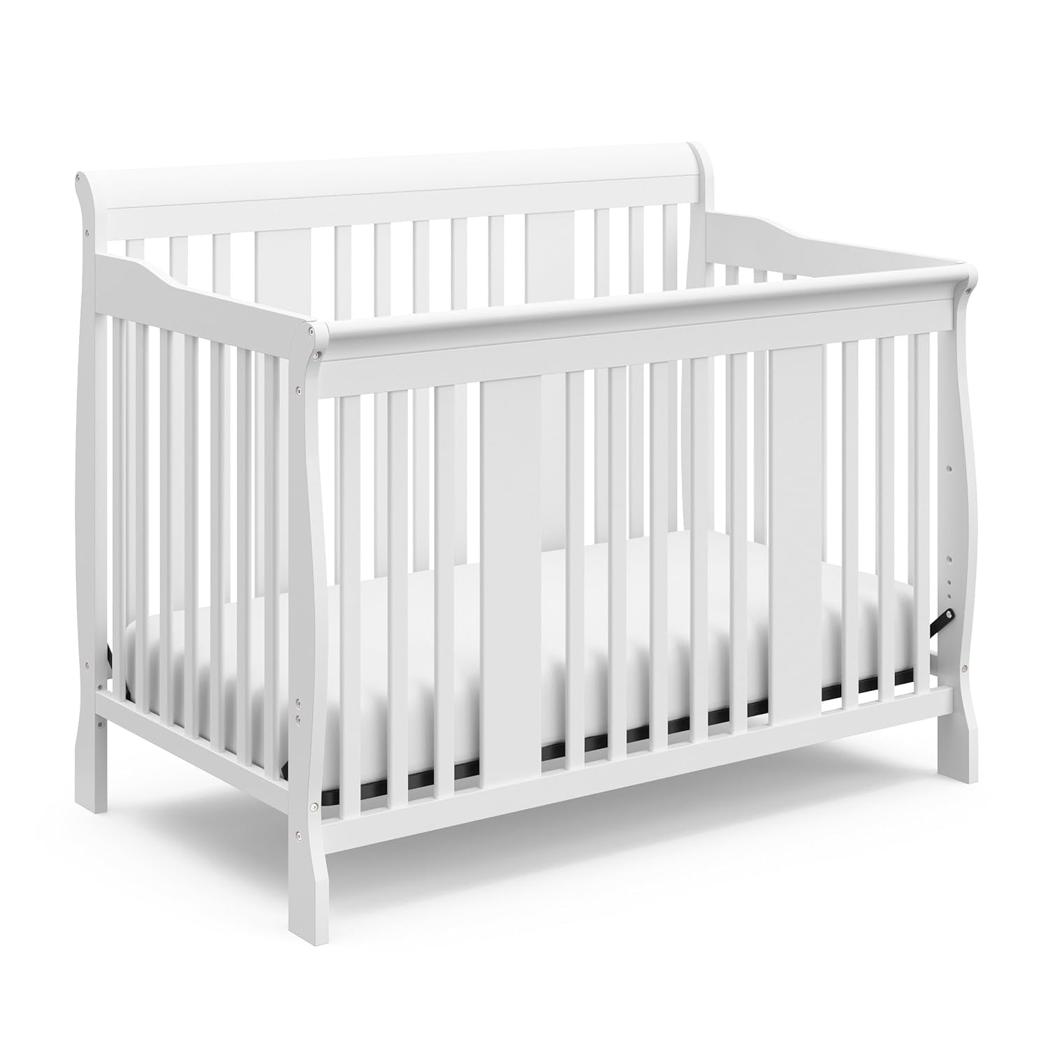 Storkcraft Tuscany 4-in-1 Convertible Baby Crib Gray Storkcraft