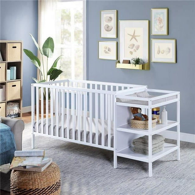 Suite Bebe  Palmer Crib & Changer Combo, White Suite Bebe