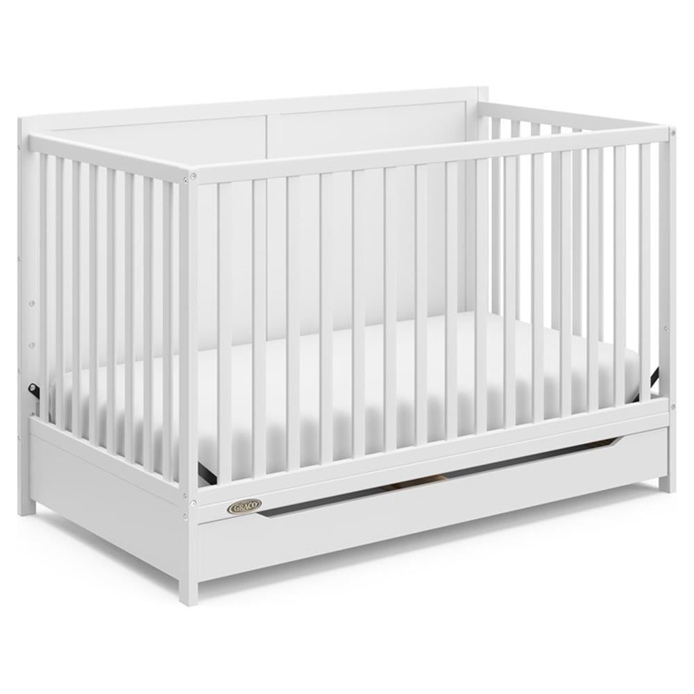 Graco® Melrose 5-in-1 Convertible Baby Crib with Drawer, White Graco