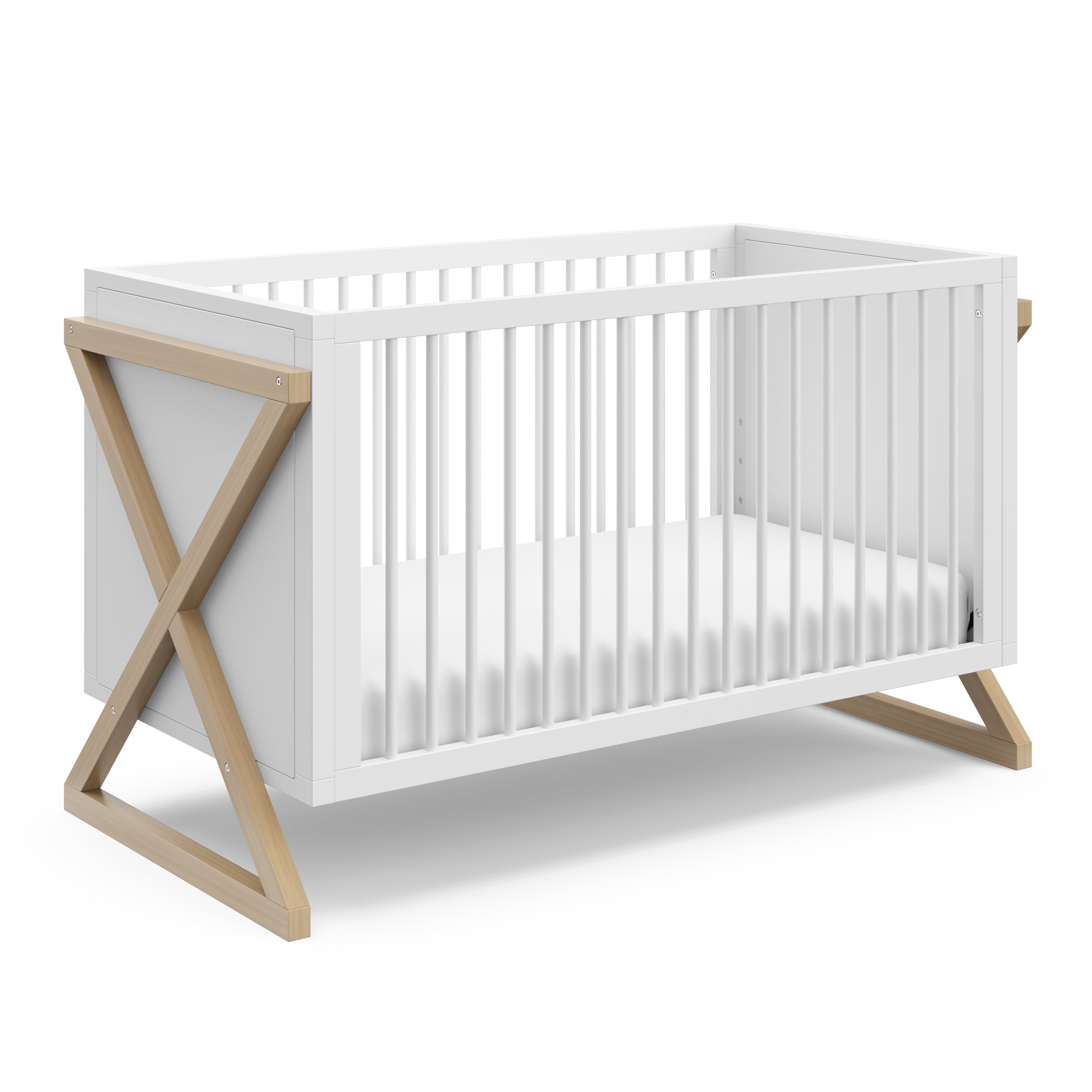 Storkcraft Equinox 3-in-1 Convertible Baby Crib, White Storkcraft