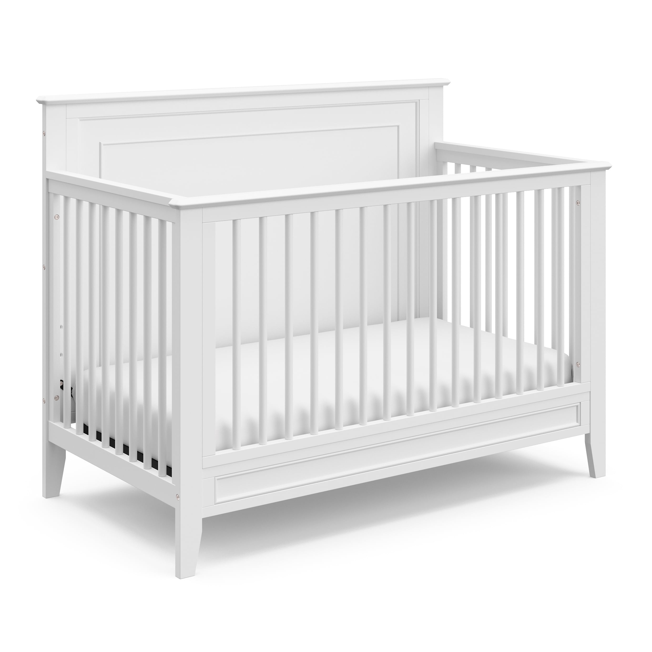 Storkcraft Solstice 5-in-1 Convertible Baby Crib, Gray Storkcraft