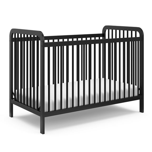 Storkcraft Pasadena 3-in-1 Convertible Baby Crib, Black Storkcraft