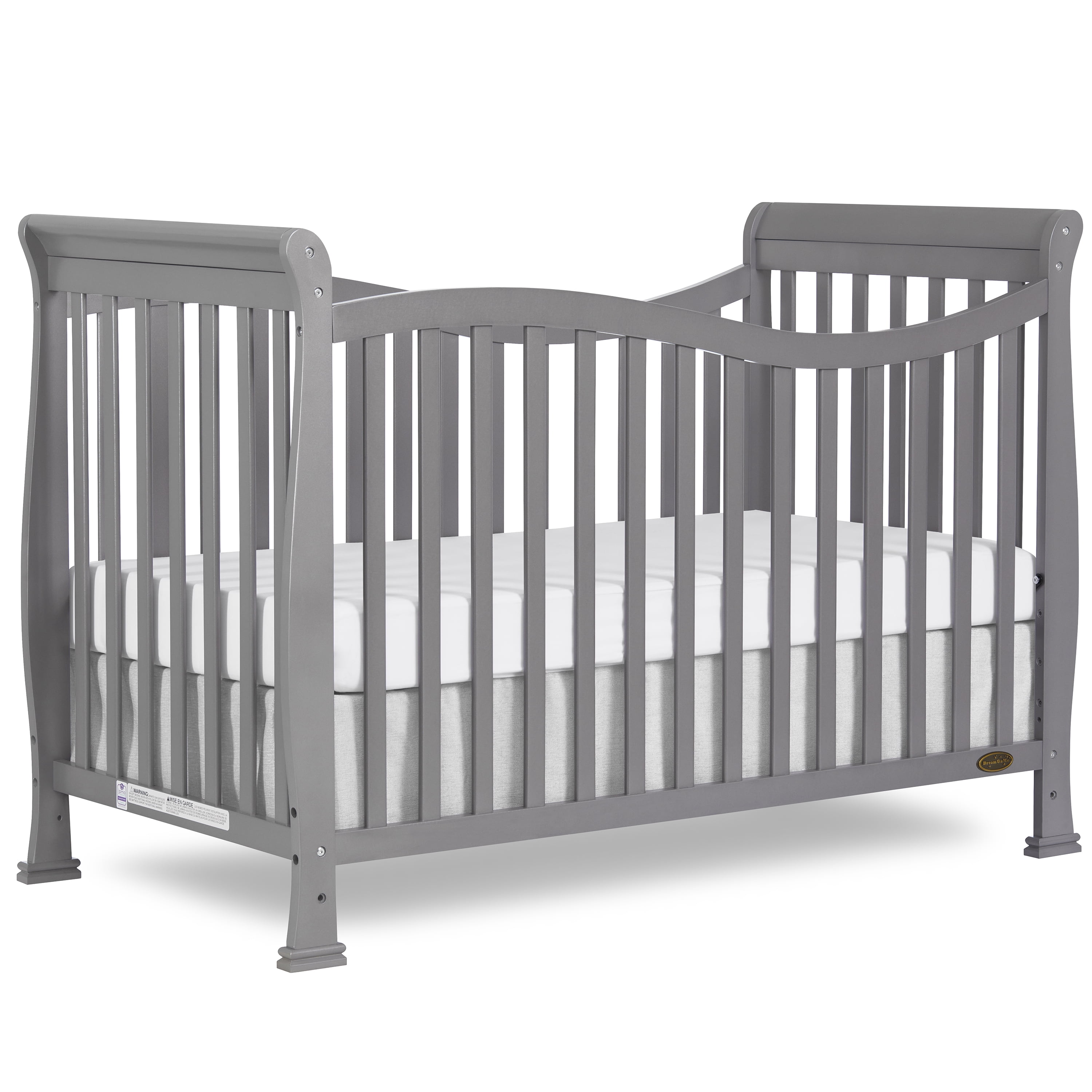 Dream On Me Violet 7-in-1 Convertible Crib Black Dream On Me