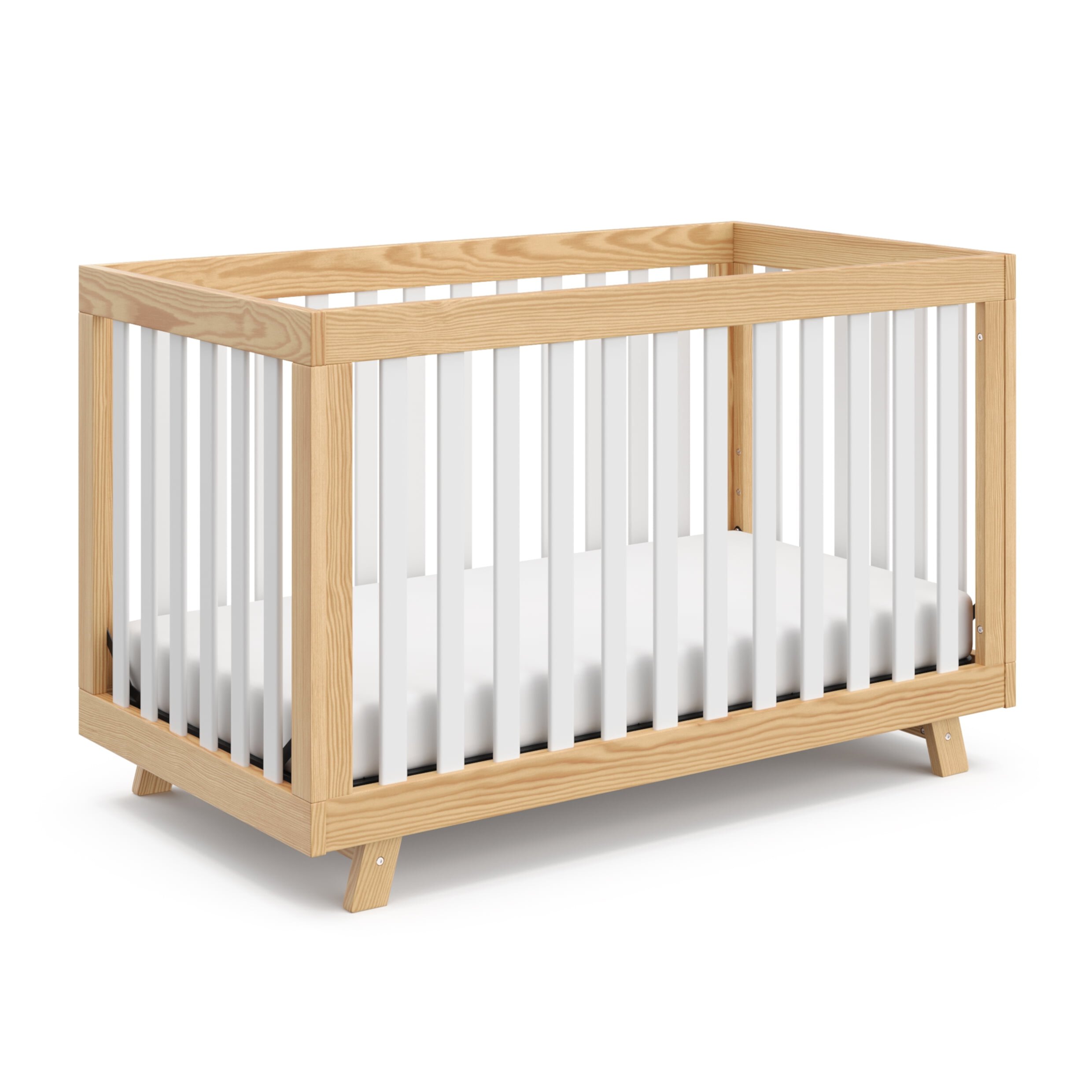 Storkcraft Beckett 3-in-1 Convertible Baby Crib, Gray Storkcraft