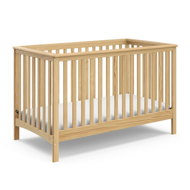 Storkcraft Hillcrest 4-in-1 Convertible Baby Crib, Natural Storkcraft