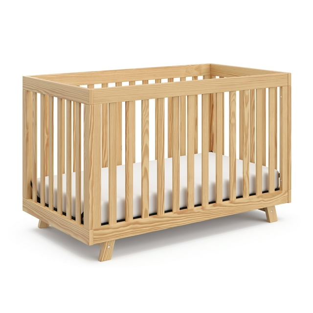 Storkcraft Beckett 3-in-1 Convertible Baby Crib, Natural Storkcraft