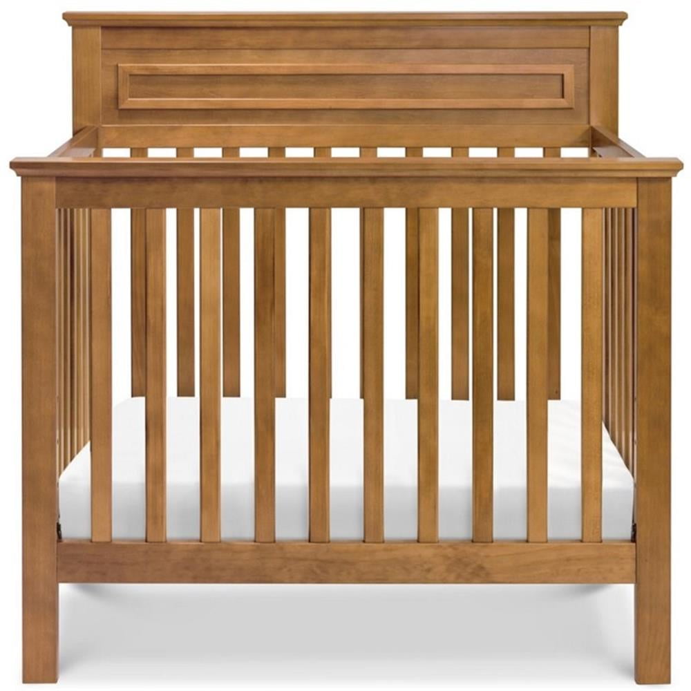 DaVinci Autumn 4-in-1 Pine Wood Convertible Mini Crib in White DaVinci