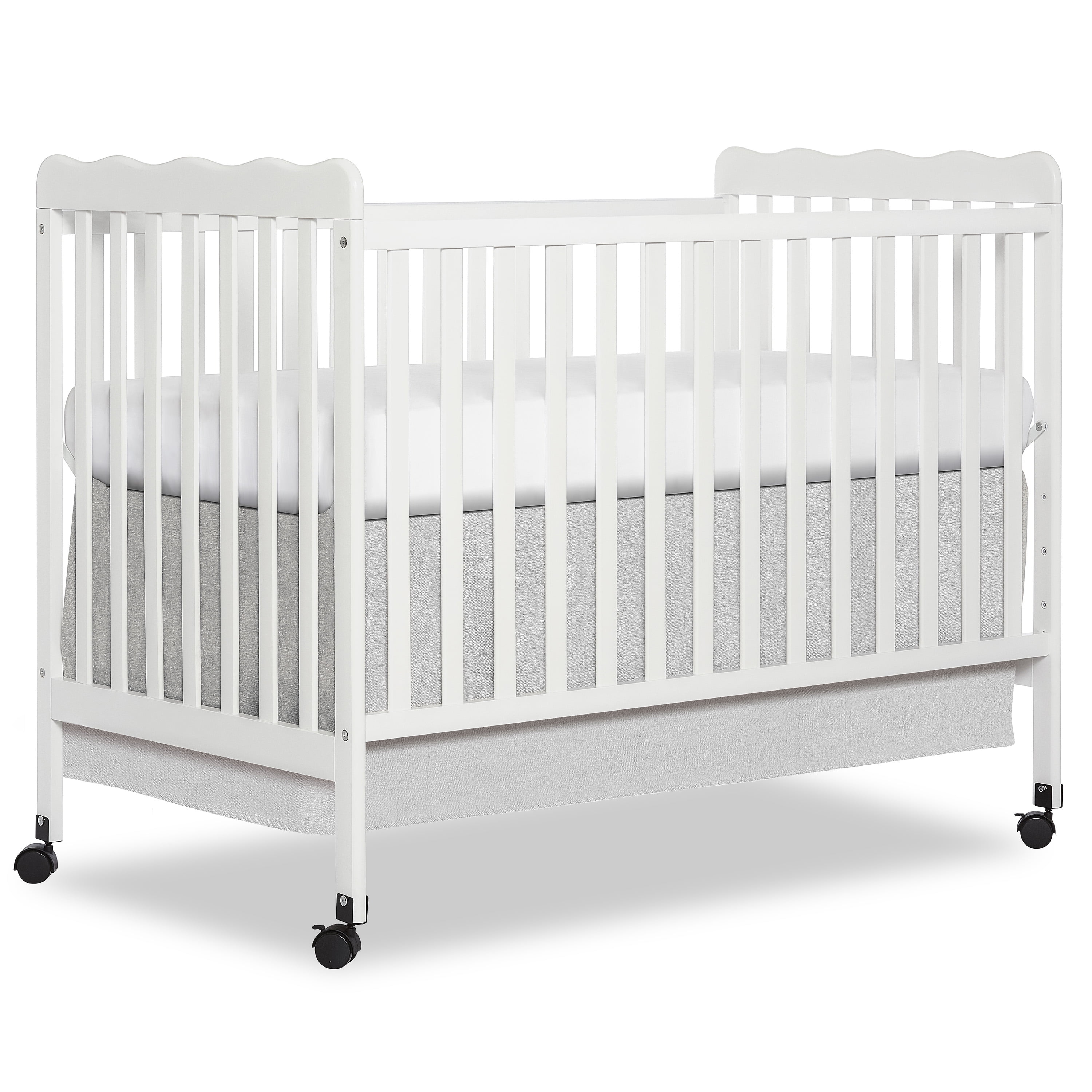 Dream On Me Carson Classic 3-In-1 Convertible Crib In Espresso, Made Of Sustainable Pinewood, Non-Toxic Finish, Comes With Locking Wheels, Wooden Nursery Furniture Espresso Crib Dream On Me