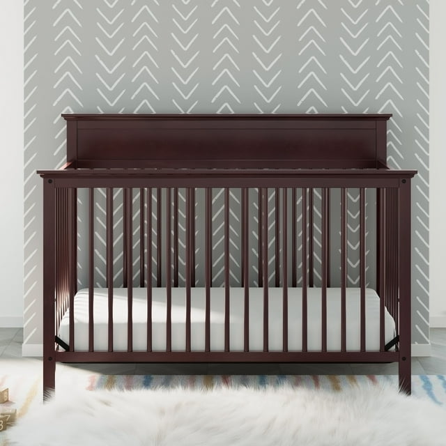 Storkcraft Horizon 5-in-1 Convertible Baby Crib, Espresso Storkcraft