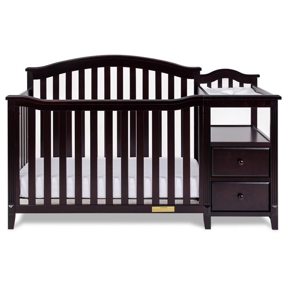 AFG Baby Furniture Kali 4-in-1 Convertible Crib and Changer Gray AFG Baby Furniture