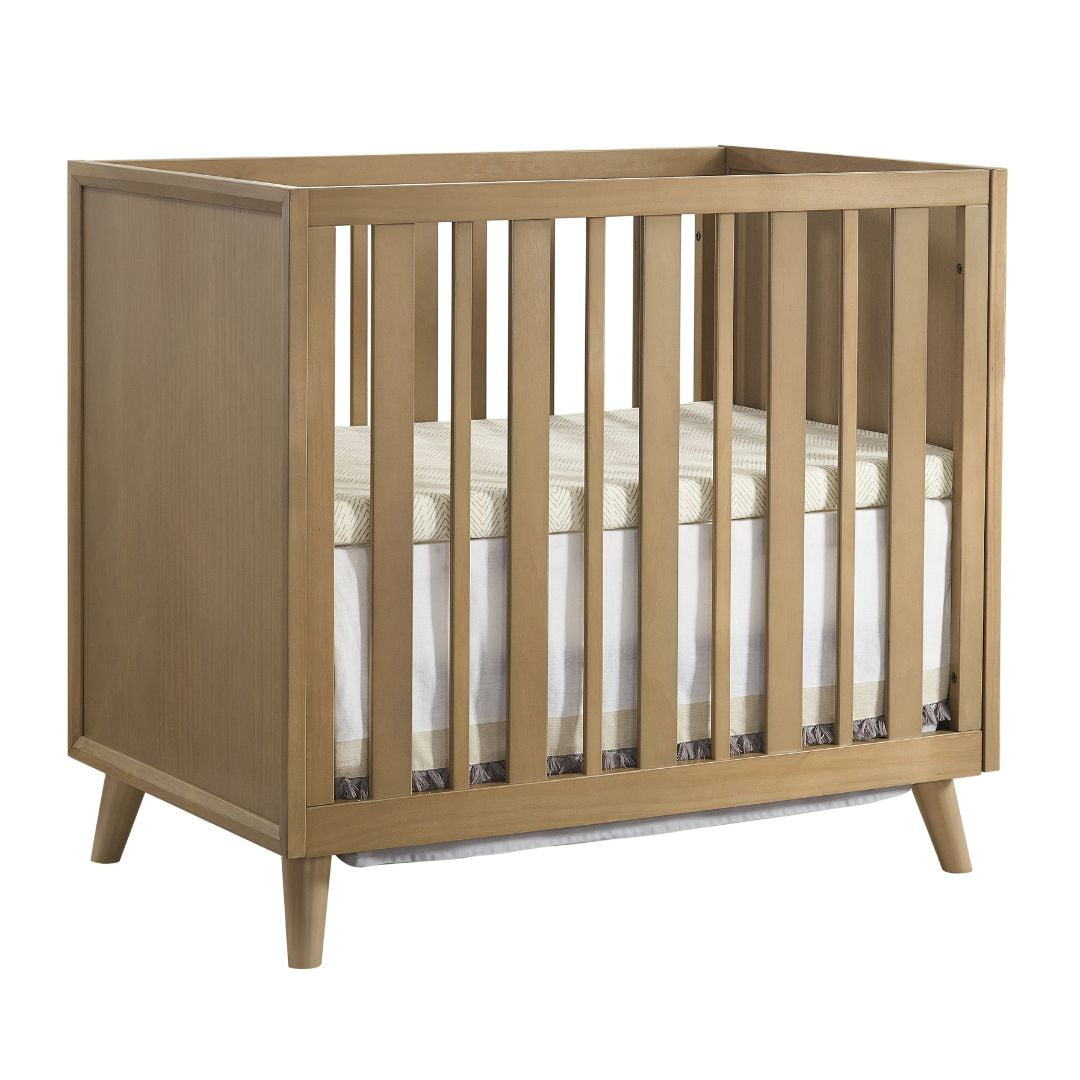 Oxford Baby Renwick 3 in 1 Mini Convertible Crib, Acorn Brown Oxford Baby