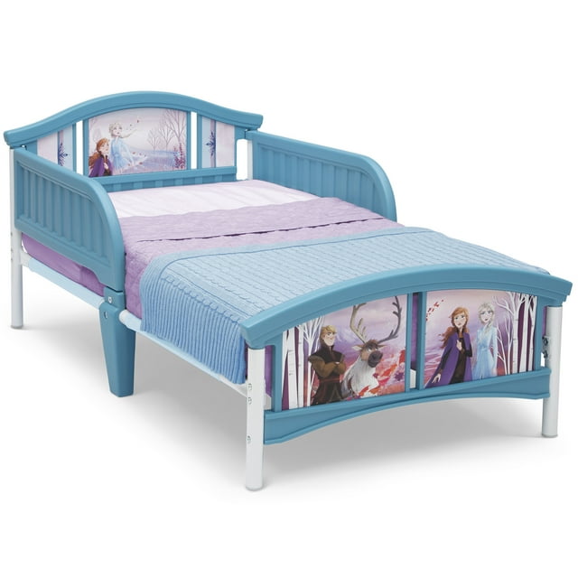 Disney Frozen II Plastic Toddler Bed by Delta Children Disney Frozen