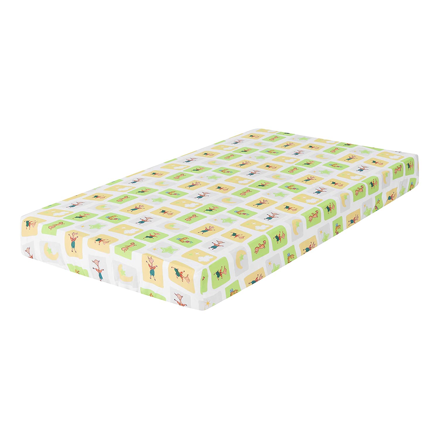 Everyday Kids Llama Llama / Green 2-Pack Fitted Crib Sheet EVERYDAY KIDS