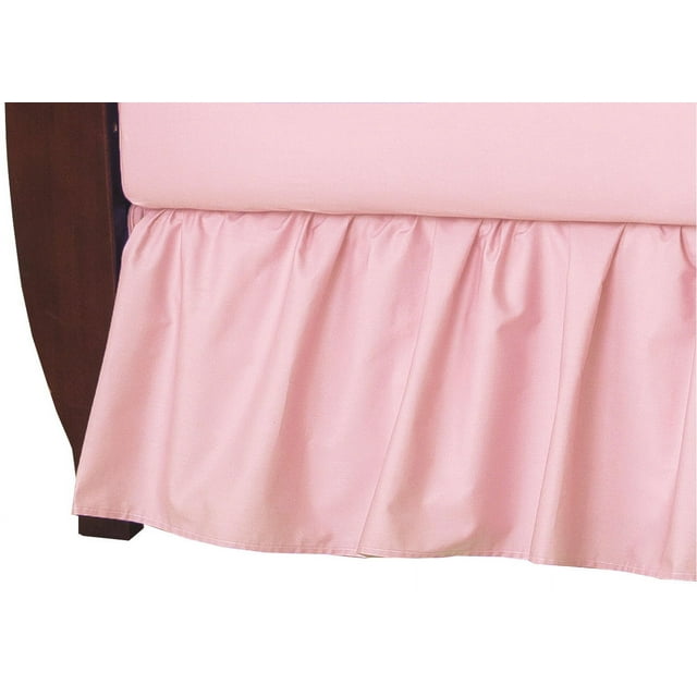 TL Care 100% Natural Cotton Percale Crib Bed Skirt, Ecru, Soft Breathable, for Boys and Girls TL Care Inc