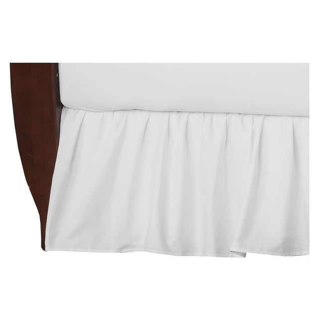 TL Care 100% Natural Cotton Percale Crib Bed Skirt, Ecru, Soft Breathable, for Boys and Girls TL Care Inc