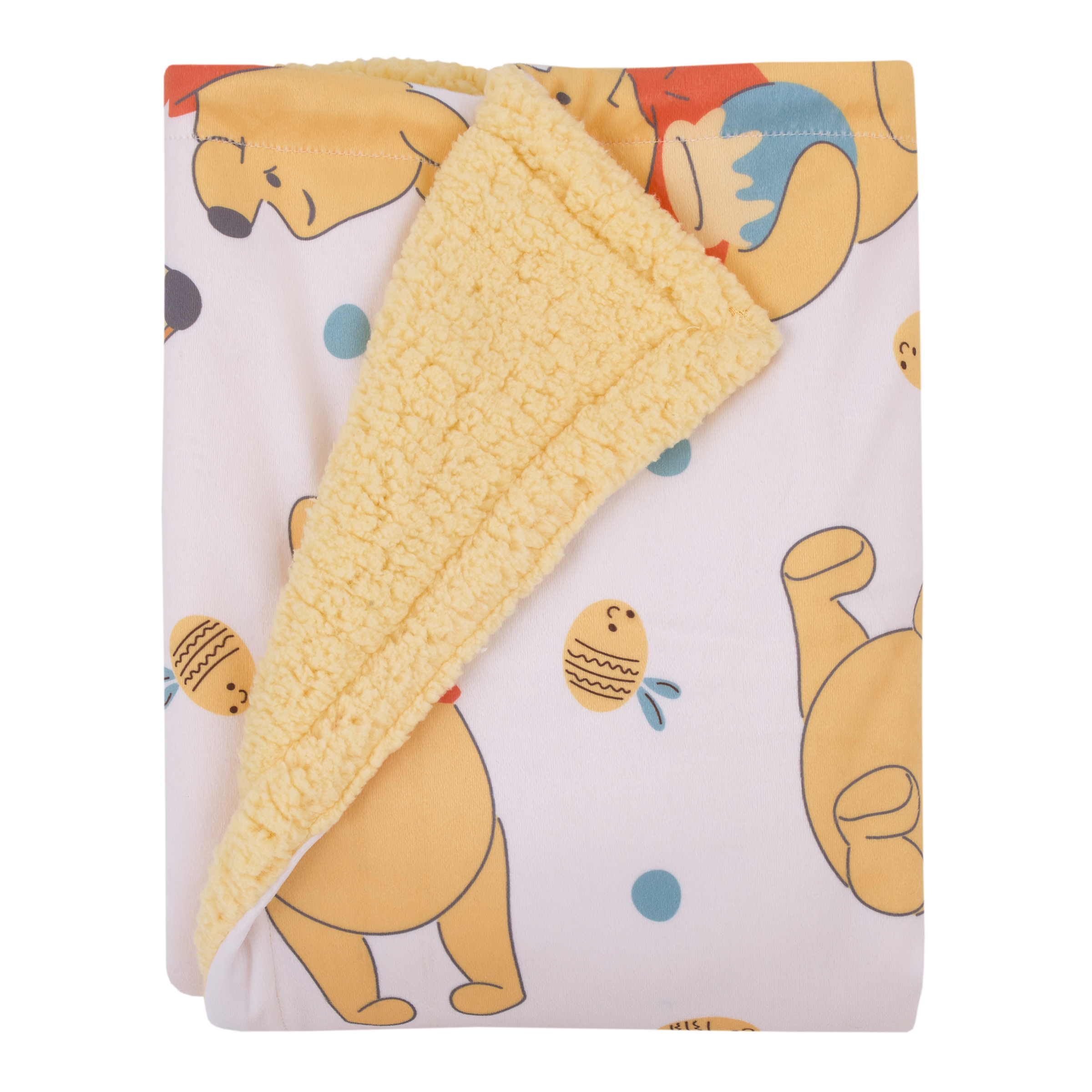 Disney Winnie the Pooh Summertime Fun Sherpa Baby Blanket Disney