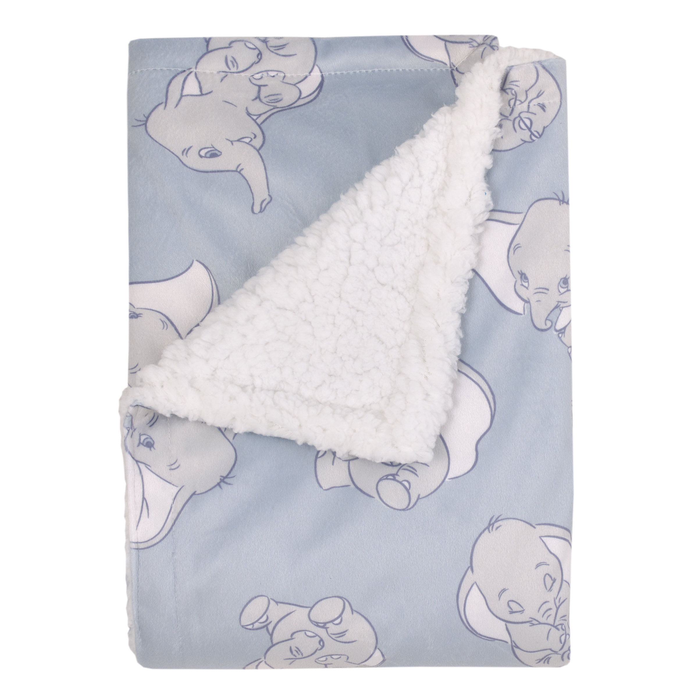 Disney Dumbo Sweet Little Baby Sherpa Baby Blanket Disney