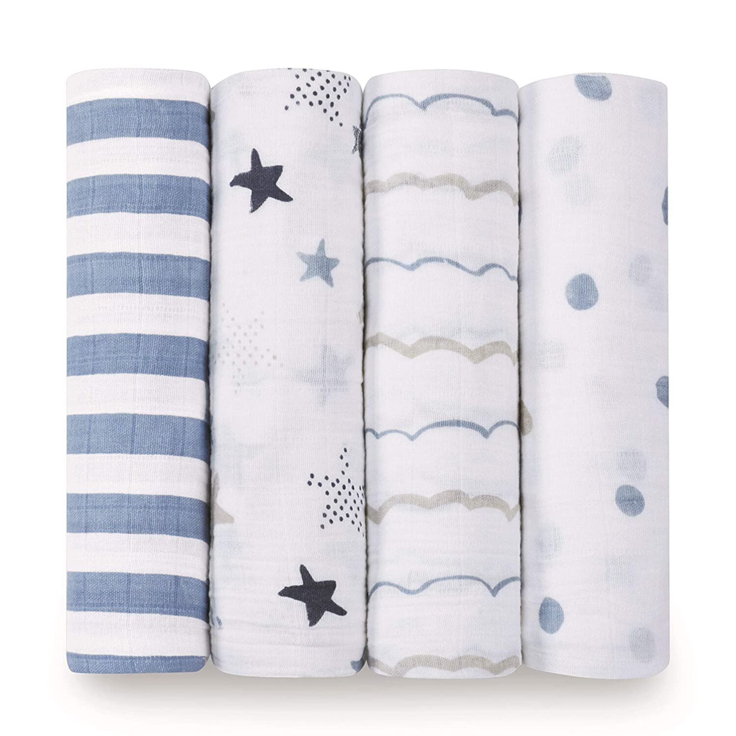 Aden & Anais Rock Star 4-Pack Classic Swaddles Aden + anais