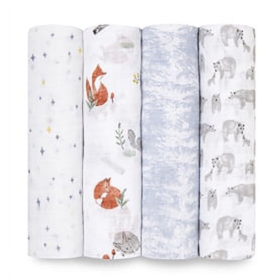 aden + anais, classic swaddles, naturally 4-pack Aden + anais