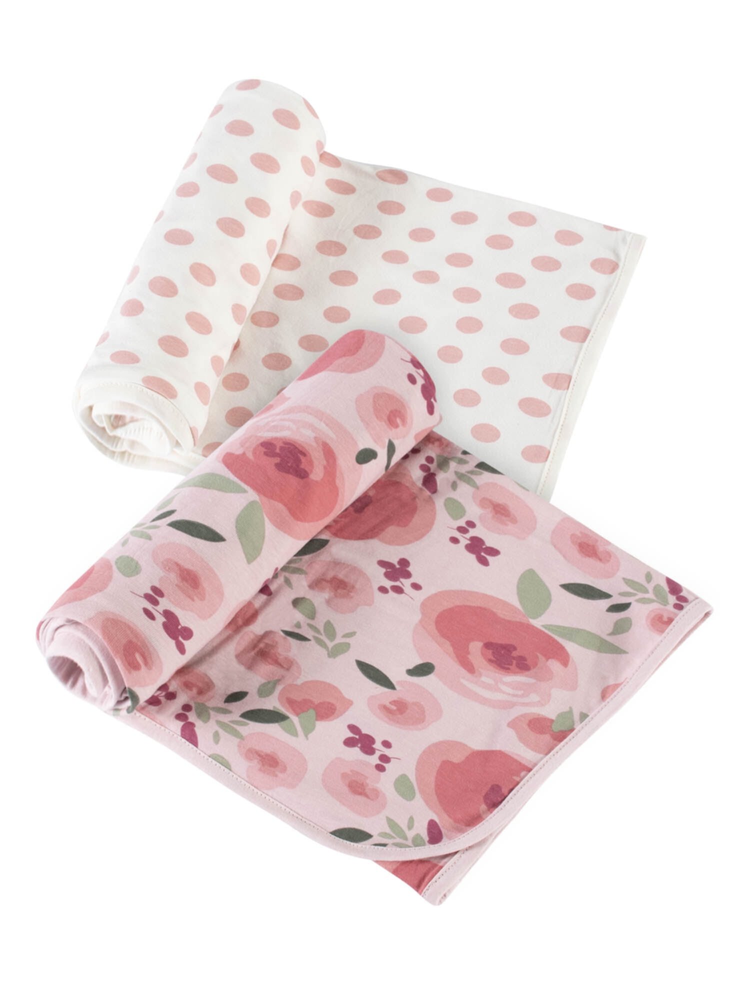 Modern Moments by Gerber Baby & Toddler Girls XL Ultra Soft Swaddle Blankets, 2-Pack, Pink Modern Moments