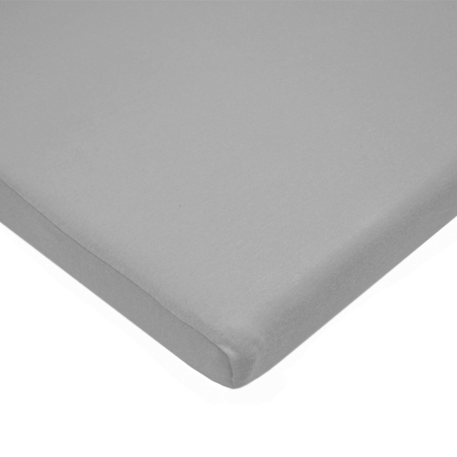 American Baby Co. Cotton Jersey Knit Fitted Playard Sheet, Grey American Baby Company