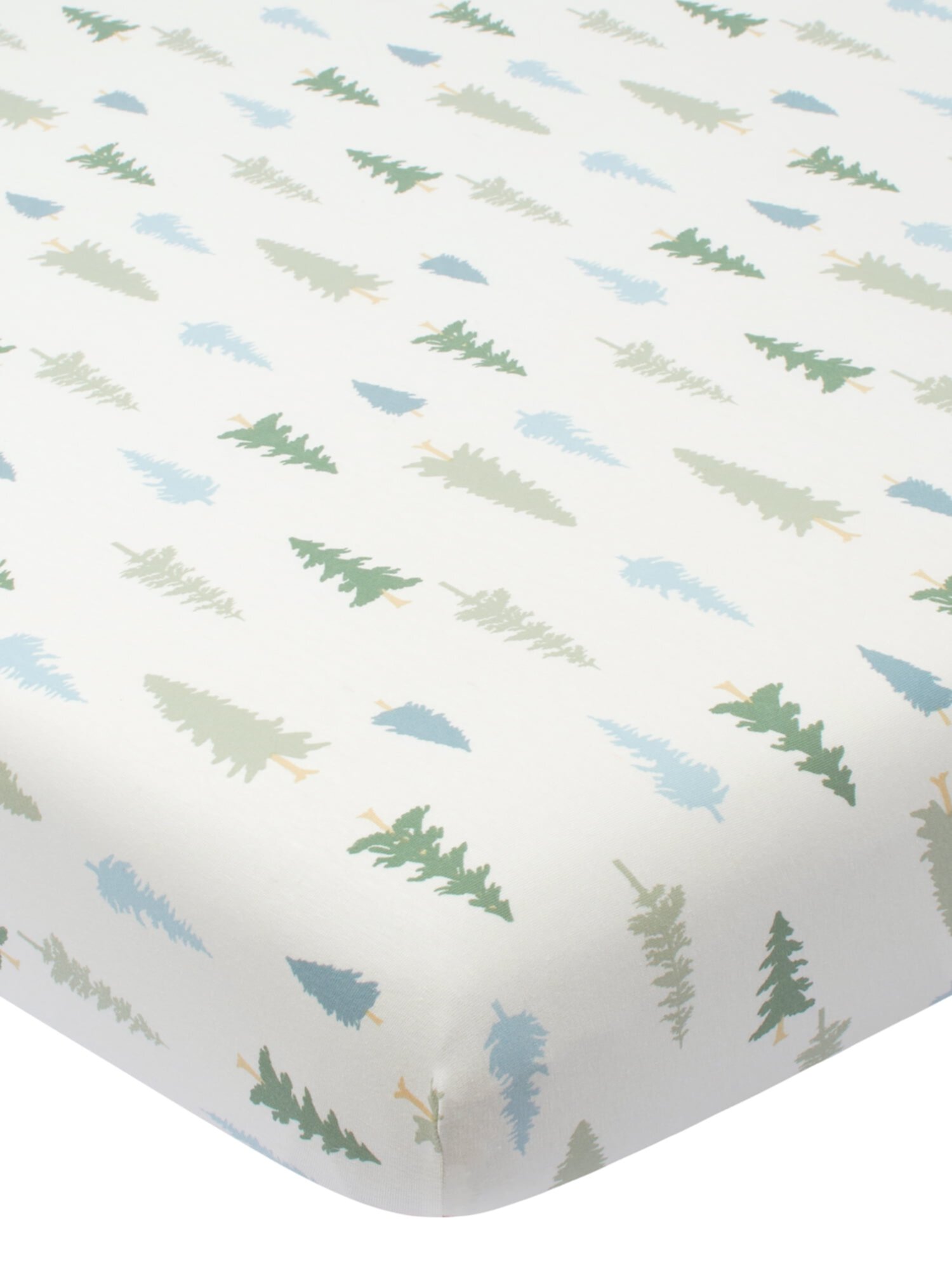 Modern Moments by Gerber Baby & Toddler Boy Ultra Soft Fitted Crib Sheet, Green Trees Modern Moments