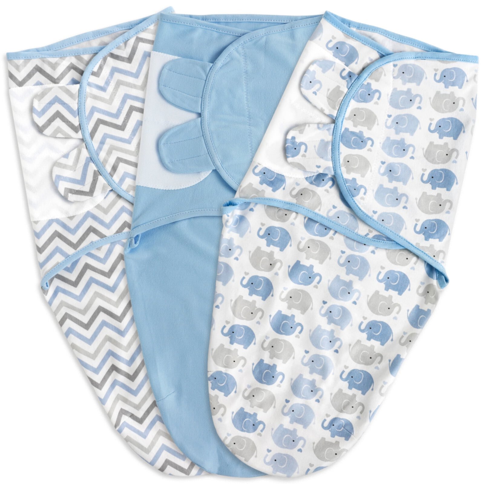 Gllquen Baby Organic Cotton Swaddle 3-Pack for 0-3 Months Newborn Boys Girls, Moon Stars GLLQUEN BABY