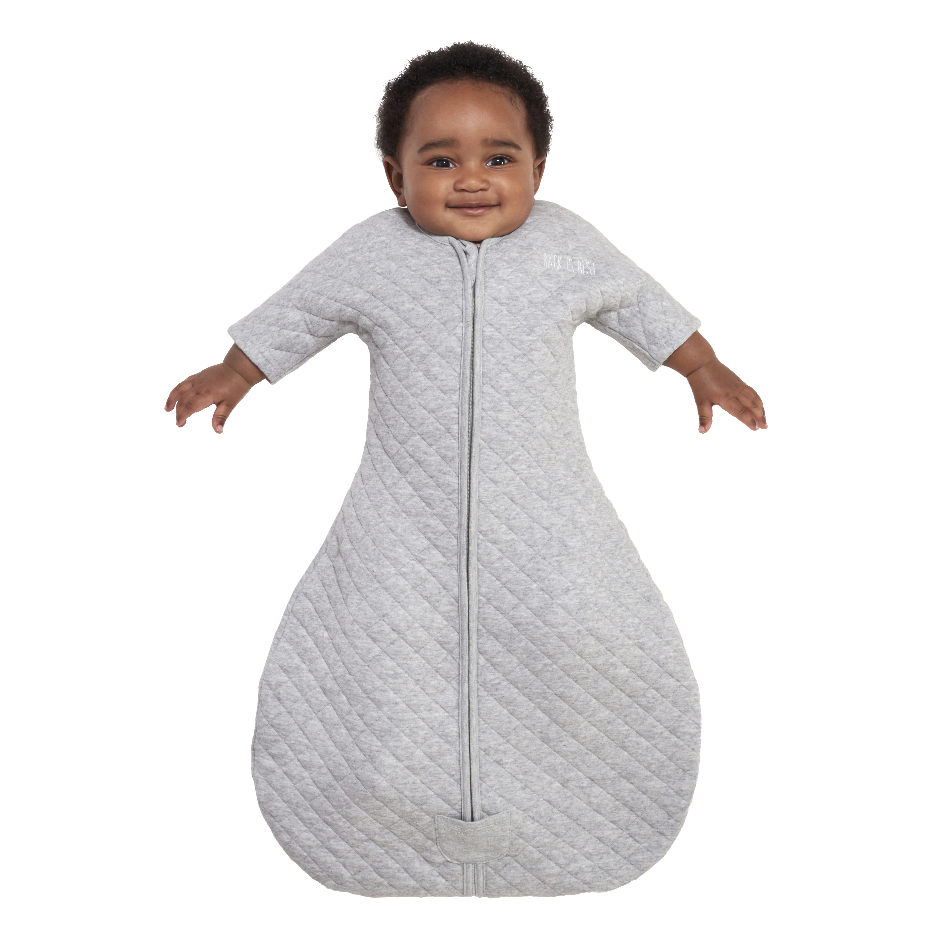 HALO Easy Transition Sleepsack Wearable Blanket, TOG 1.5, Heather Grey, Small Small (Pack of 1) Heather Grey Halo