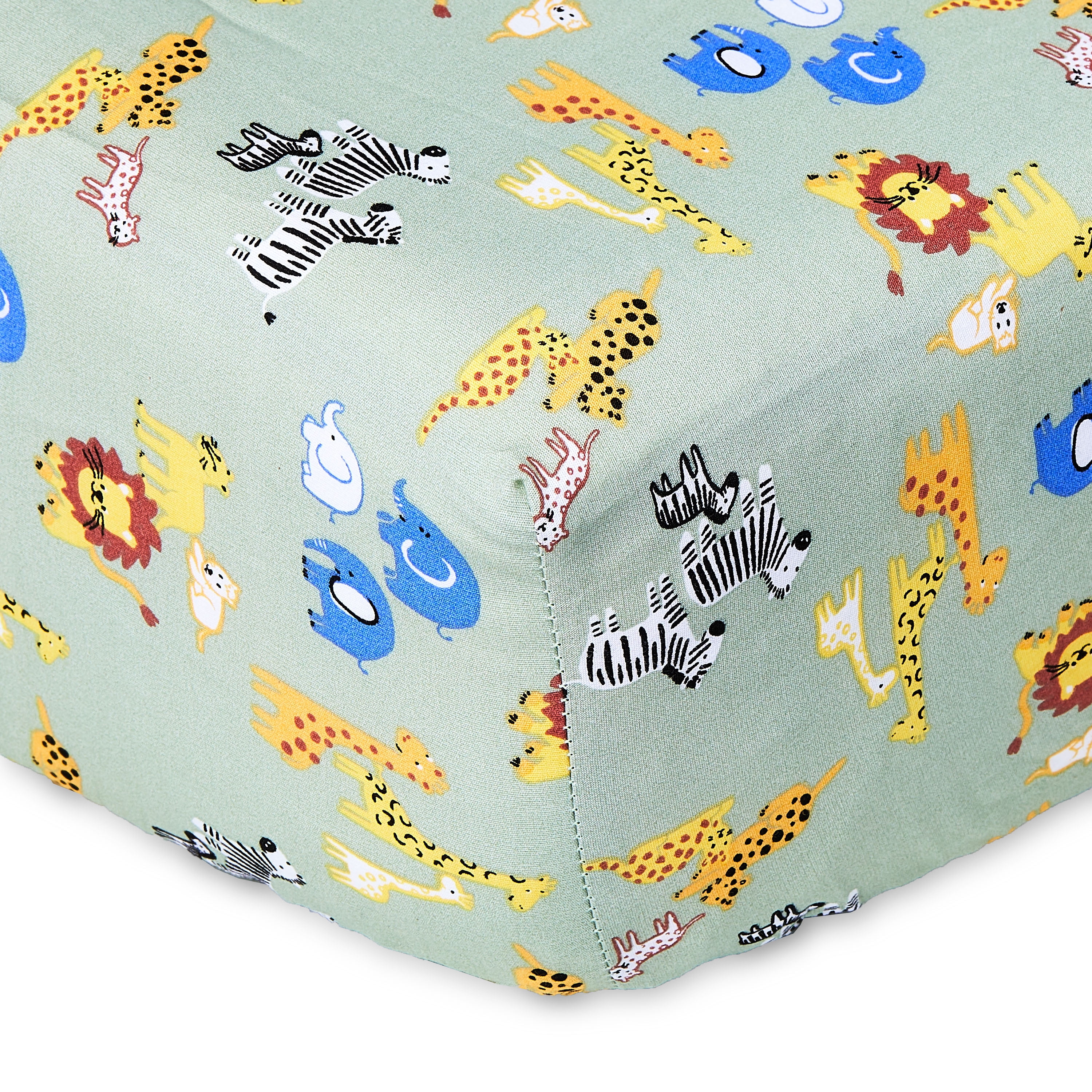 Parent's Choice 100% Cotton Infant Fitted Crib Sheet, Blue Moon Phases Parent's Choice