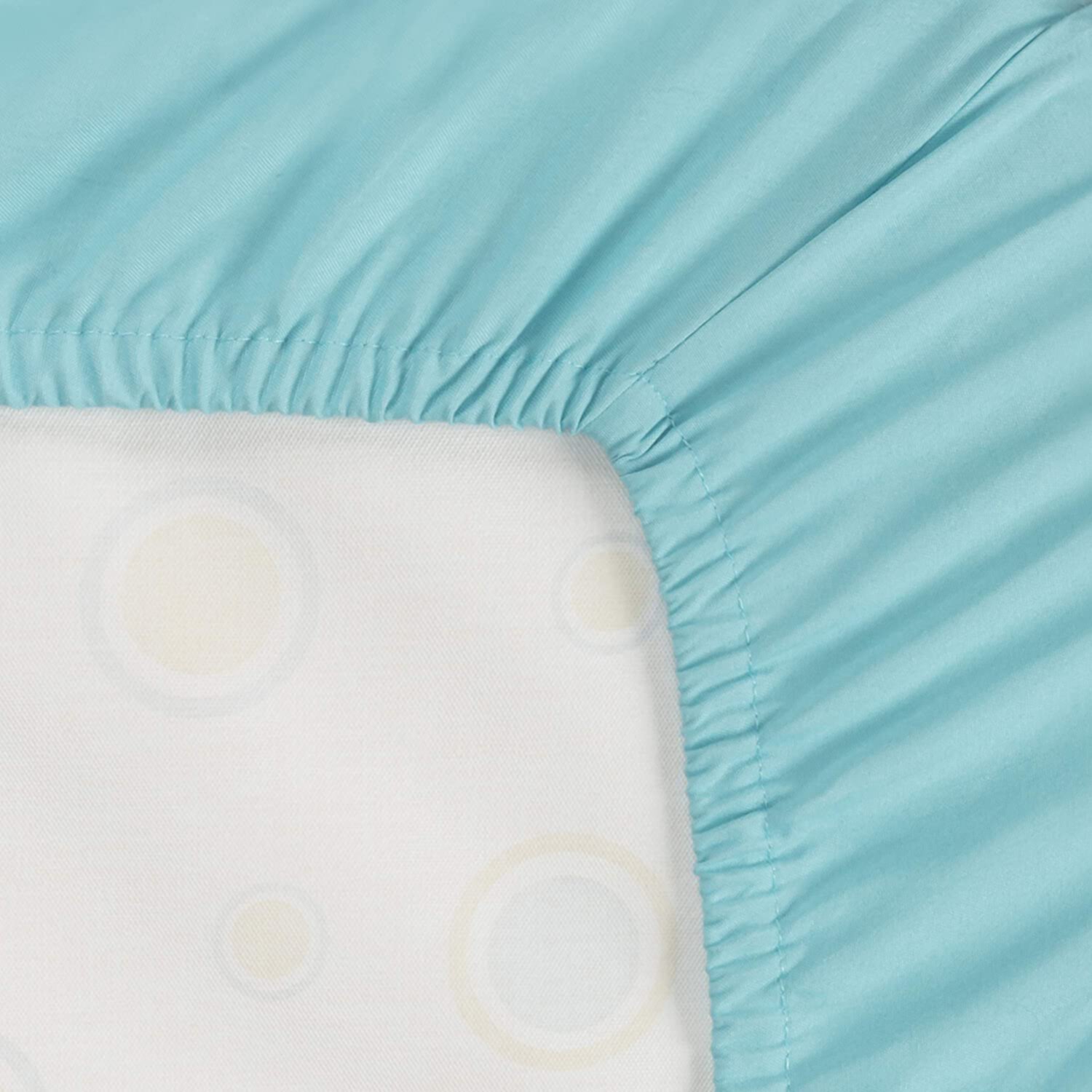 Everyday Kids Fitted Crib Sheet - Aqua EVERYDAY KIDS