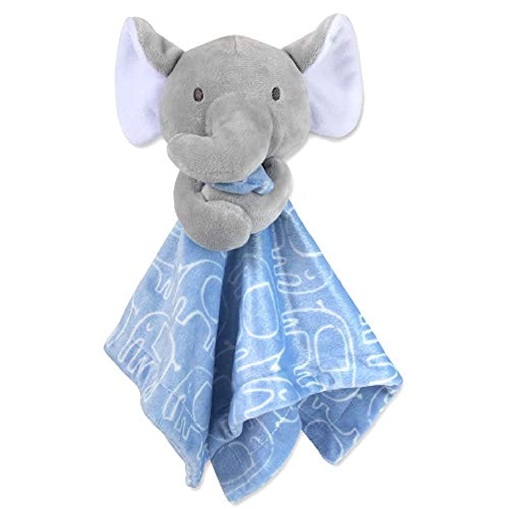 Baby Essentials Minky Doll Animal Snuggler Blanket for Newborns, Infants, Toddlers, Cuddling, Naptime and Bedtime in Geometric Puppy Pal Baby Essentials