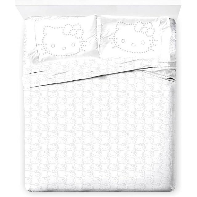 Sanrio Hello Kitty Constellation 4 Piece Full Size Sheet Set Sanrio