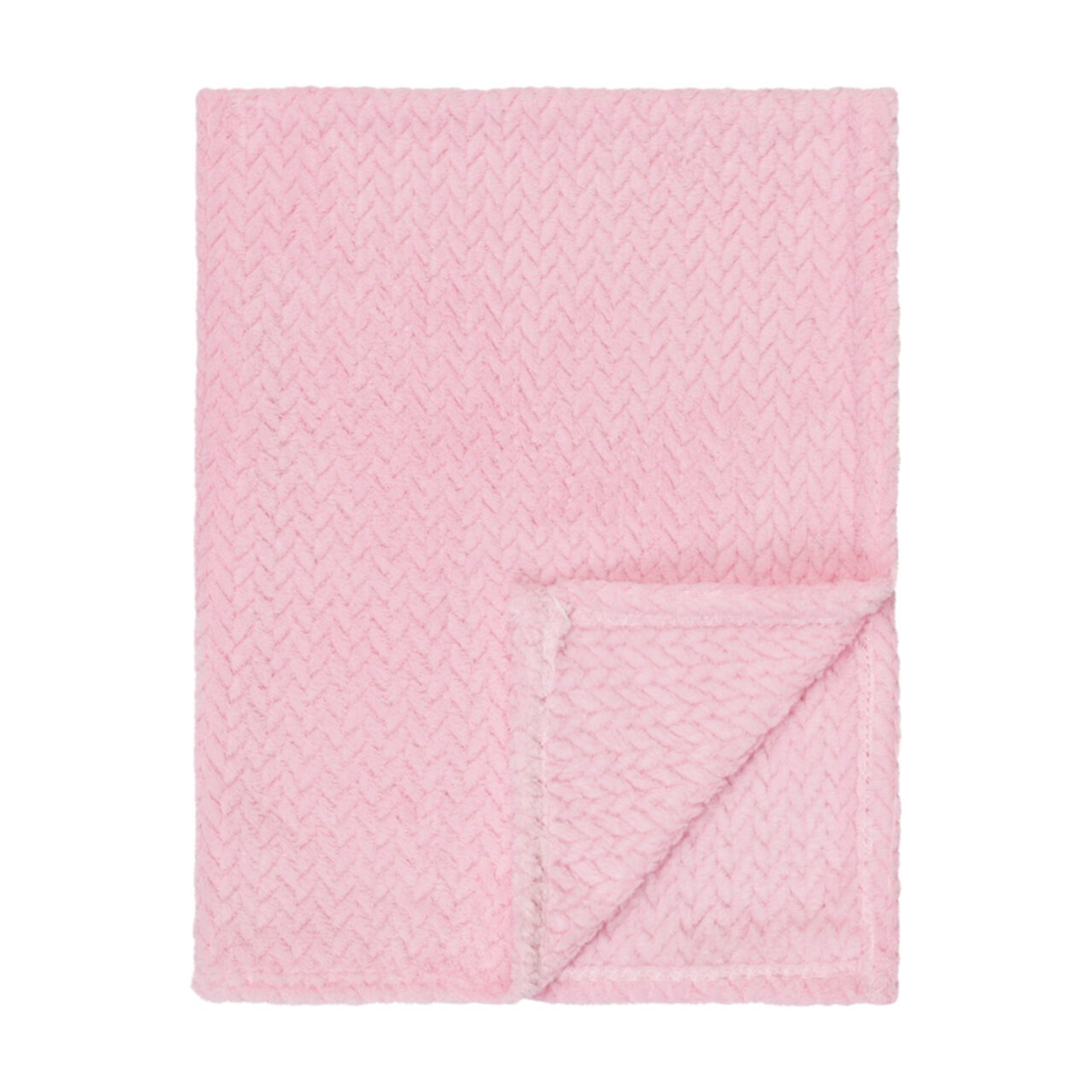 EVERYDAY KIDS Baby Fleece Blanket - 30" by 40" - Cotton Candy Pink EVERYDAY KIDS