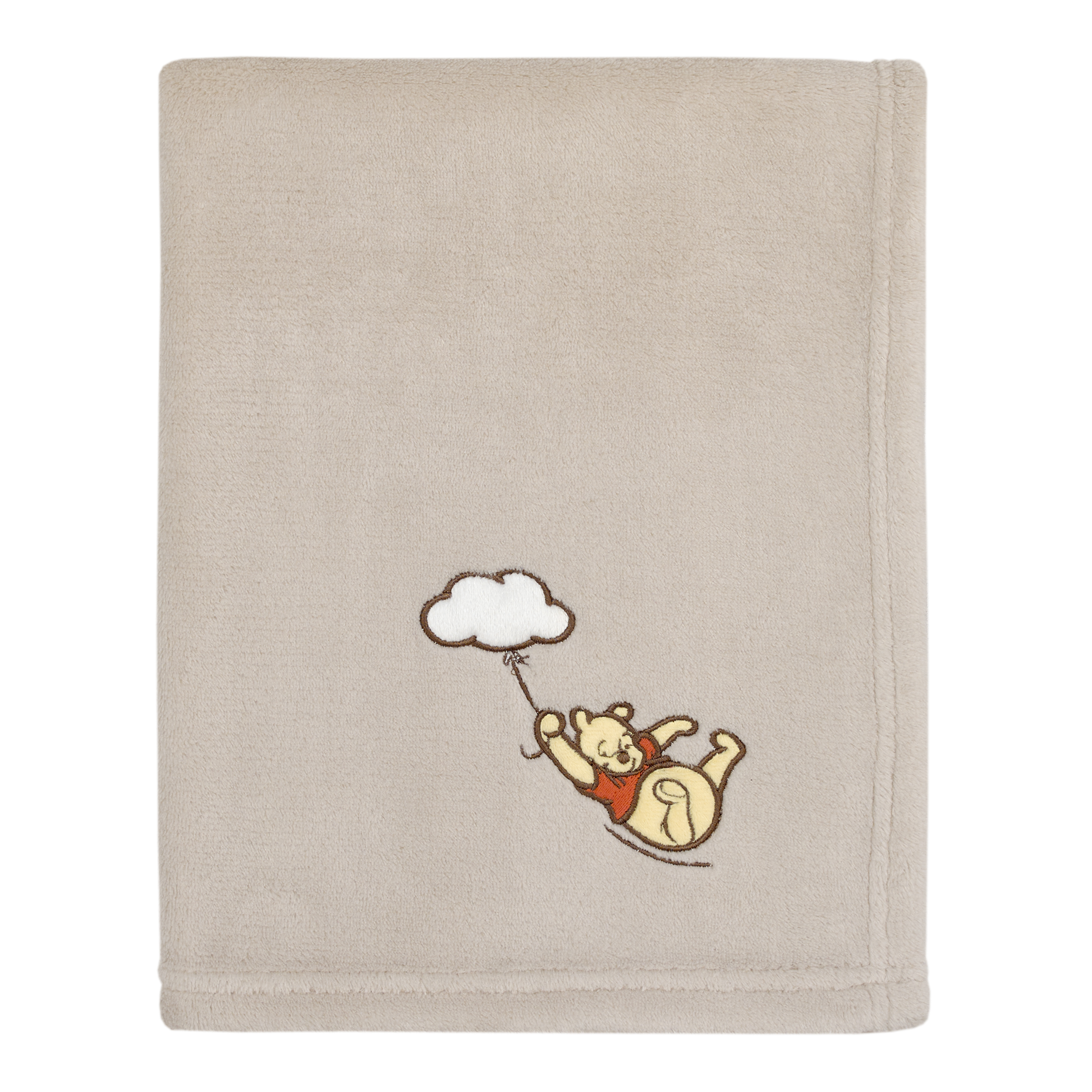 Disney Winnie the Pooh - Blustery Day Appliqued Baby Blanket Disney