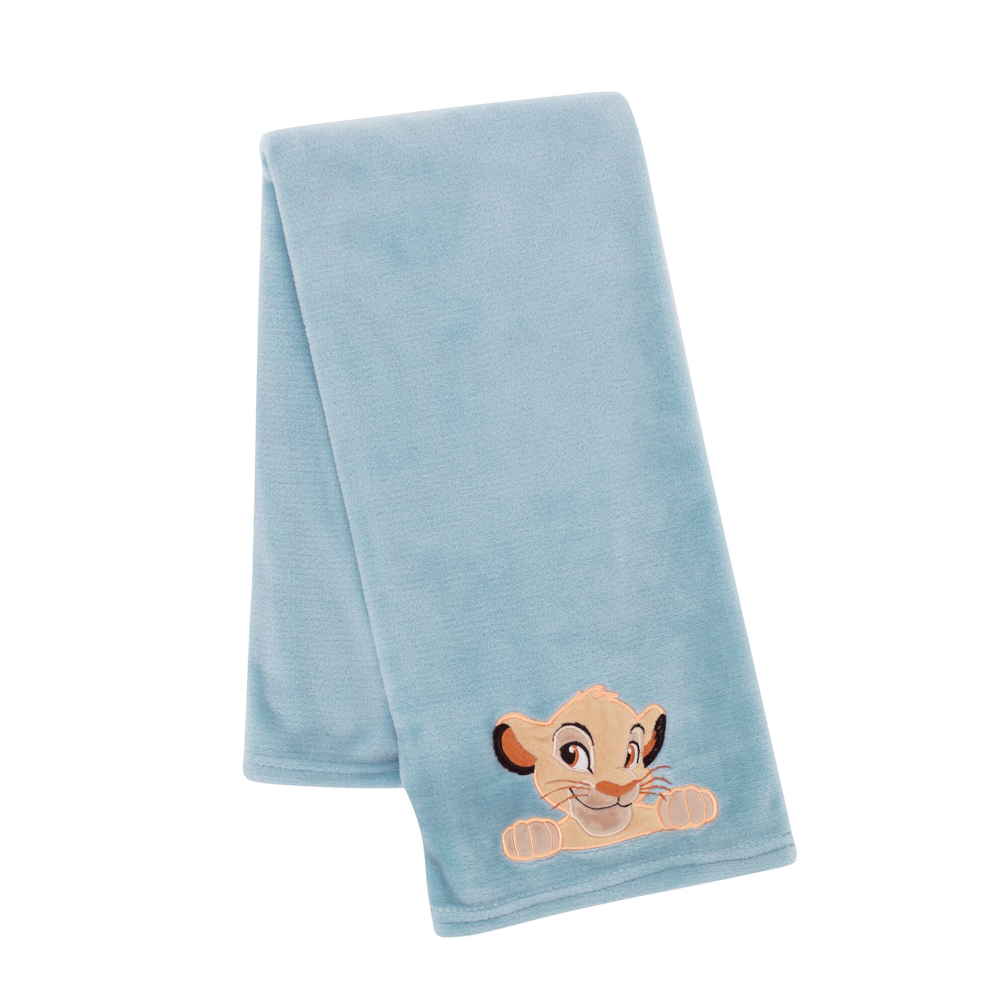 Disney Baby Lion King Adventure Baby Blanket  by  Lambs & Ivy - Blue, Brown Lambs & Ivy