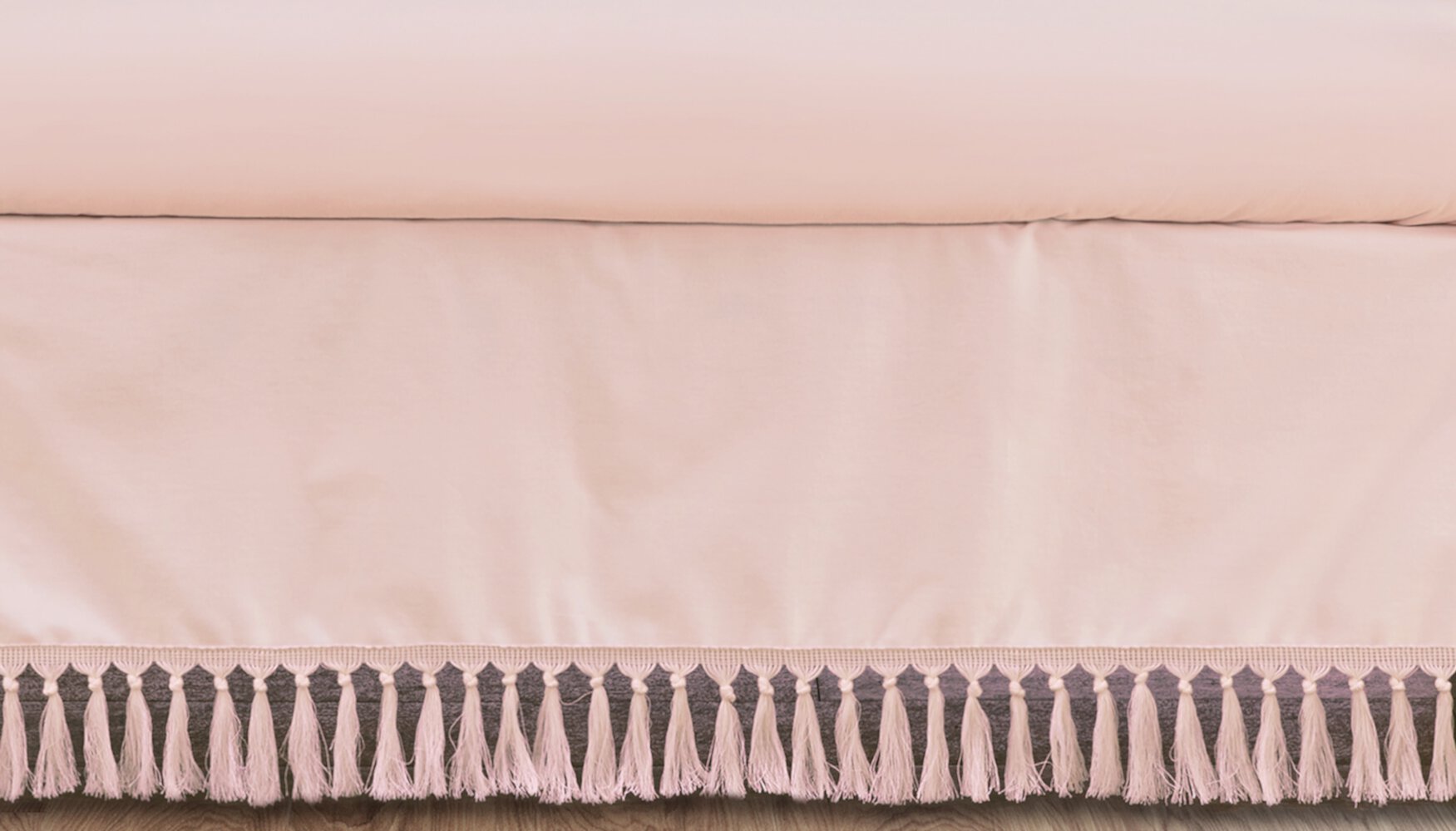 Boho Bohemian Pink Dust Ruffle Crib Skirt by Sweet Jojo Designs Sweet Jojo Designs