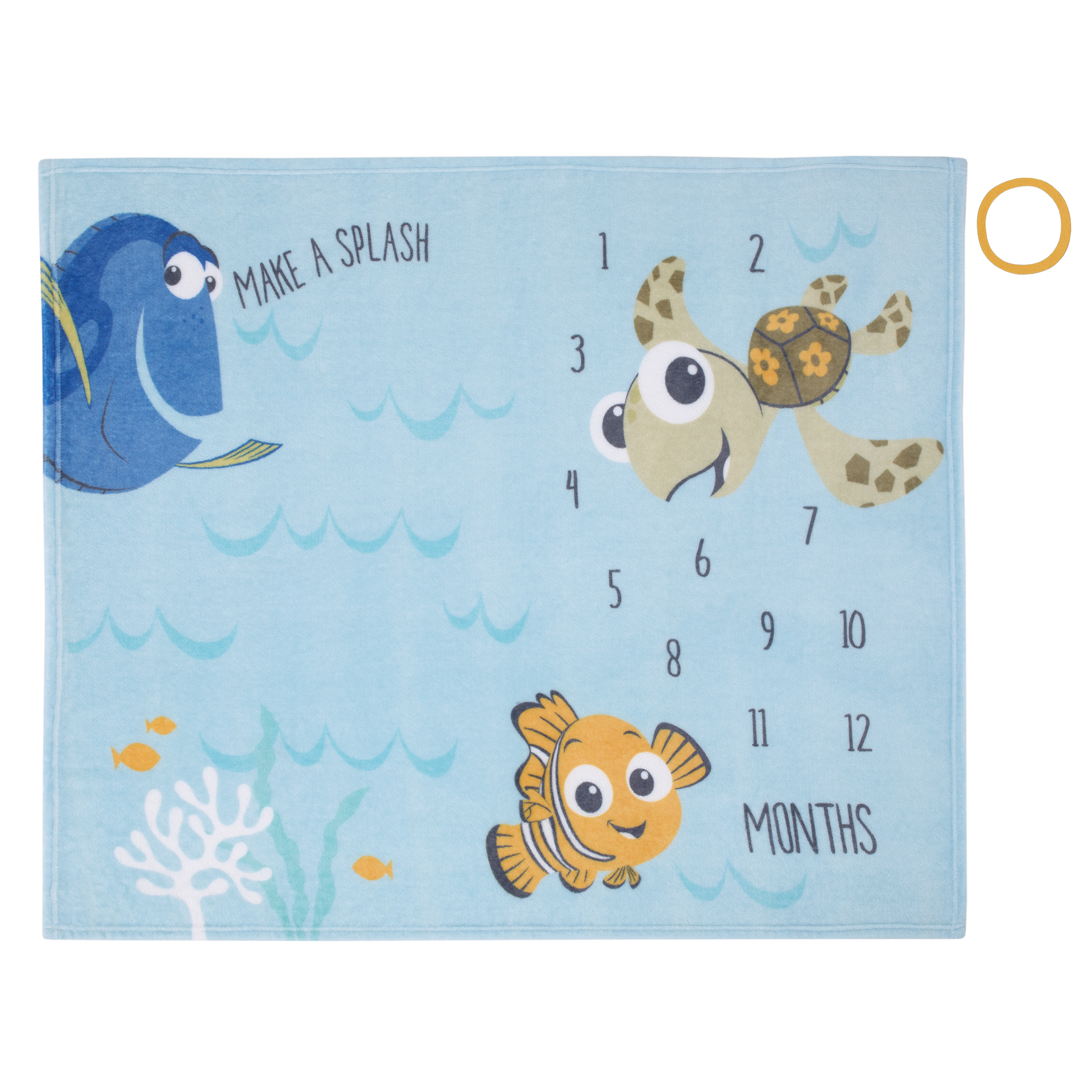 Disney Finding Nemo Photo Op Milestone Baby Blanket Disney