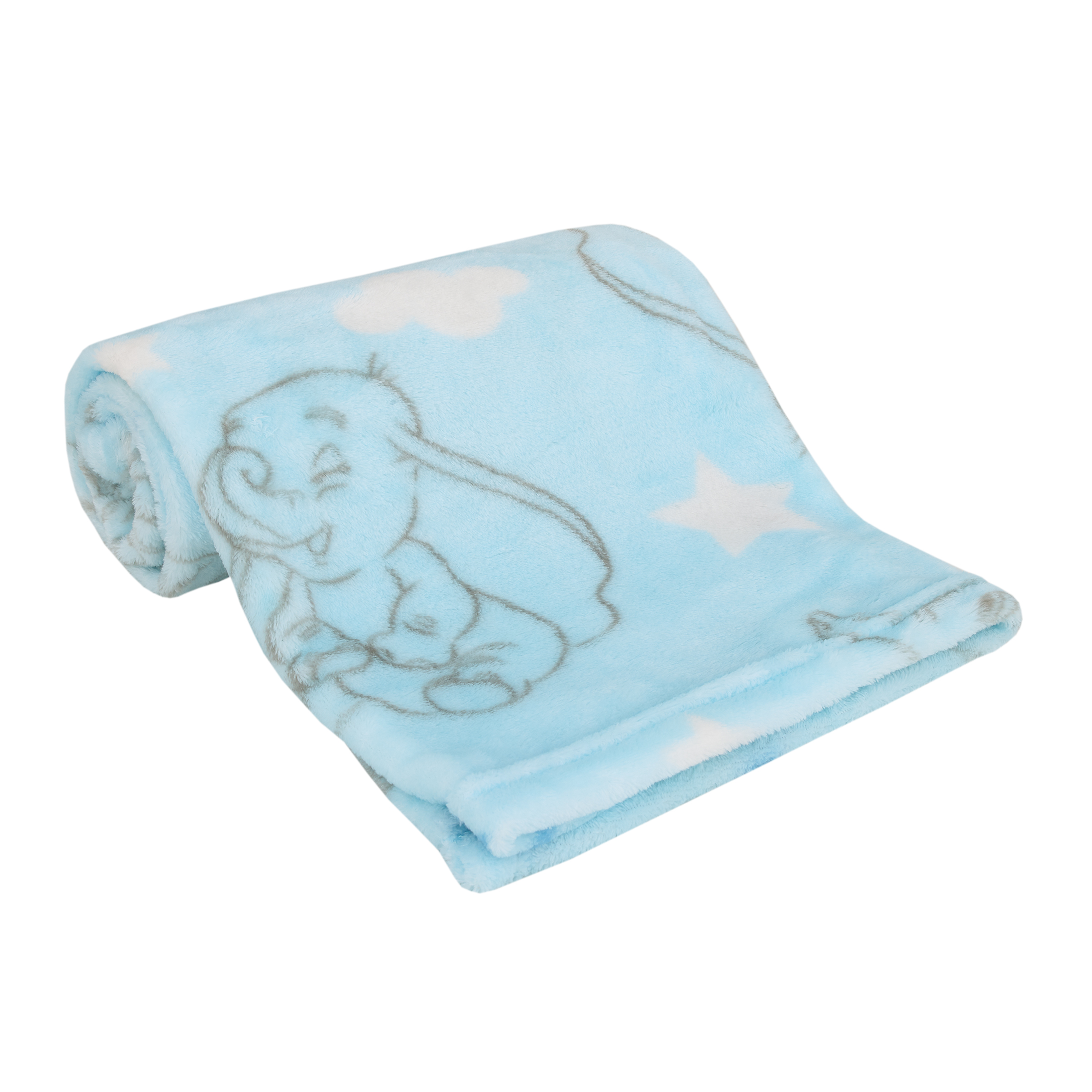 Disney Dumbo Clouds and Stars Super Soft Baby Blanket Disney