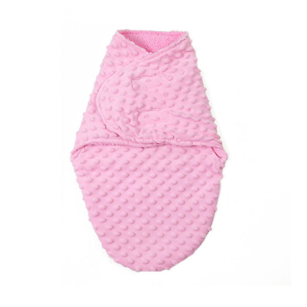 KEINXS Newborn Wrap Swaddle Warm Soft Fleece Blanket Baby Sleeping Bag Envelope for Sleeping Bag Cotton Thicken for Baby 0-6 months Keinxs