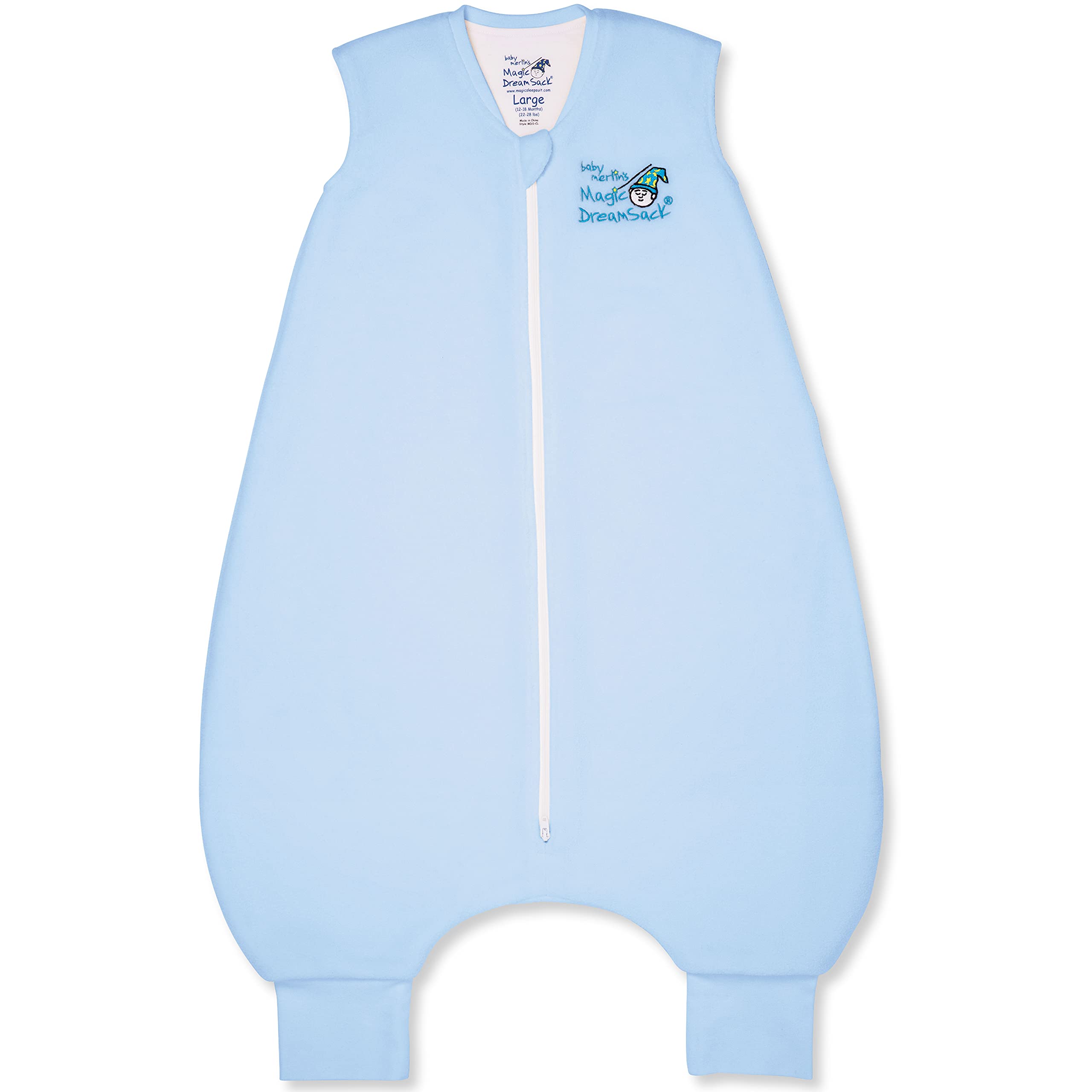 Magic Sleepsuit Baby Merlin's Magic Dream Sack Walker by Baby Merlins Microfleece Baby Wearable Blanket - Blue - Magic Merlin Sleepsuit Baby Sleep Sack 12-18 Months Baby Merlin's Magic Sleepsuit