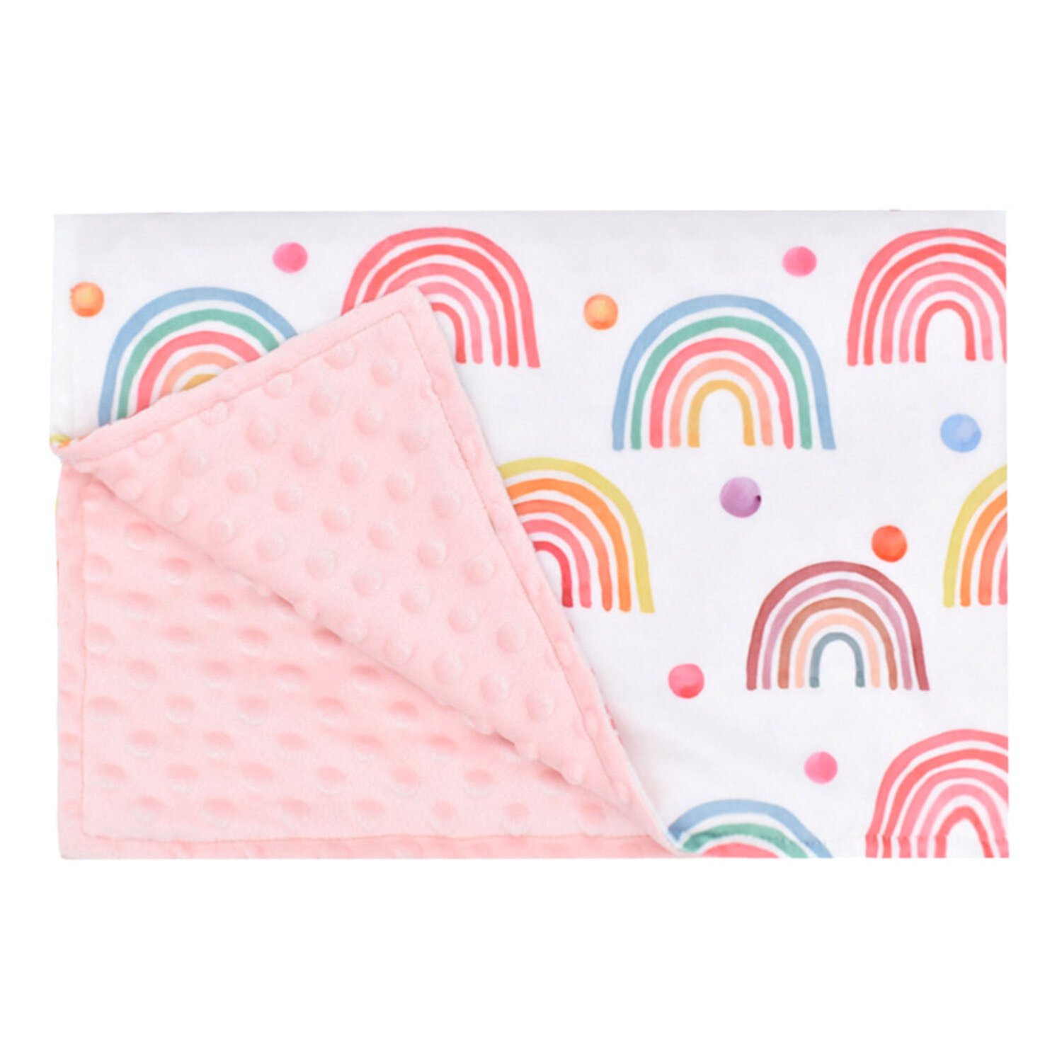 Baby Blankets, Soft Double Layer Blanket with Dotted Backing, Baby Blankets for Girls for Cot Bed Shower Gifts, 30"x40" Sytle-Carry