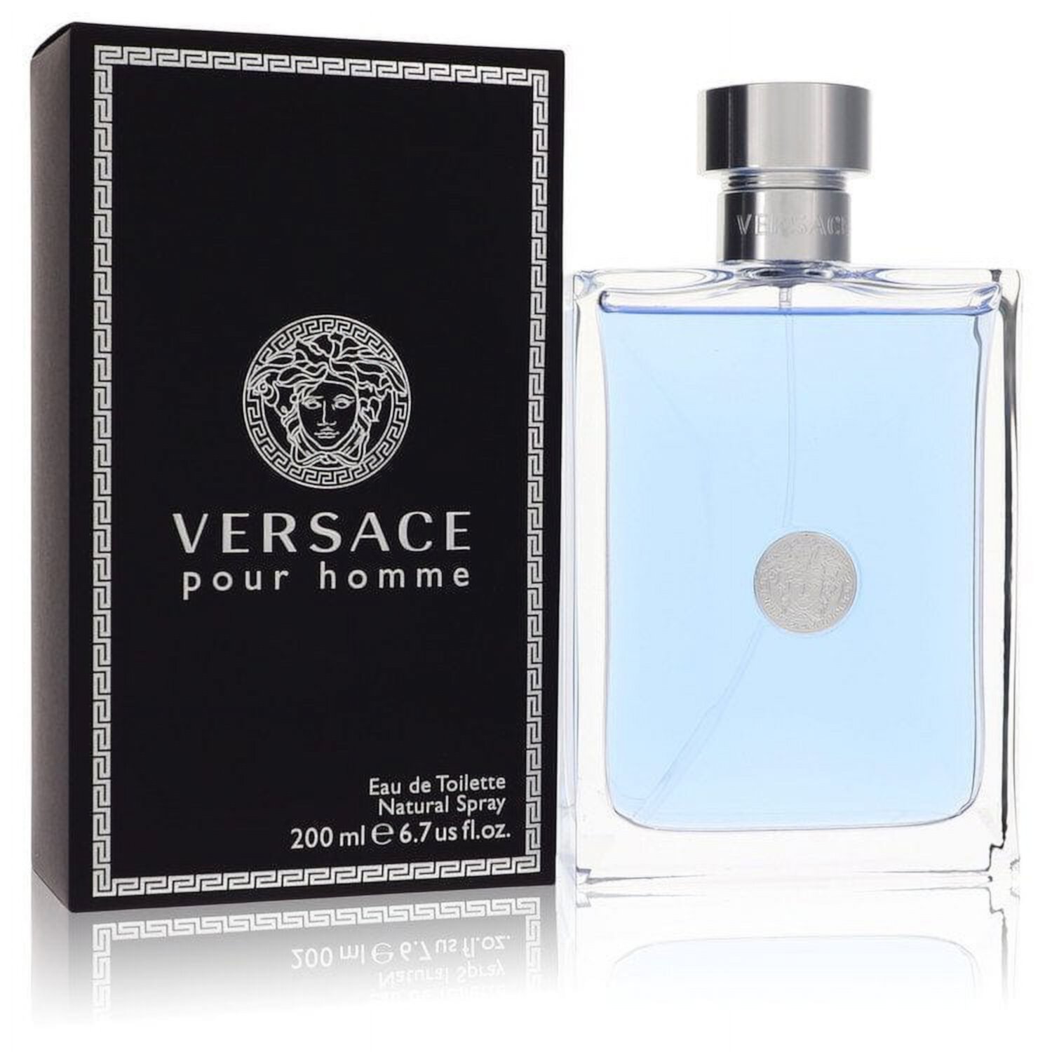 Versace Pour Homme by Versace Eau De Toilette Spray 6.7 oz For Men Versace