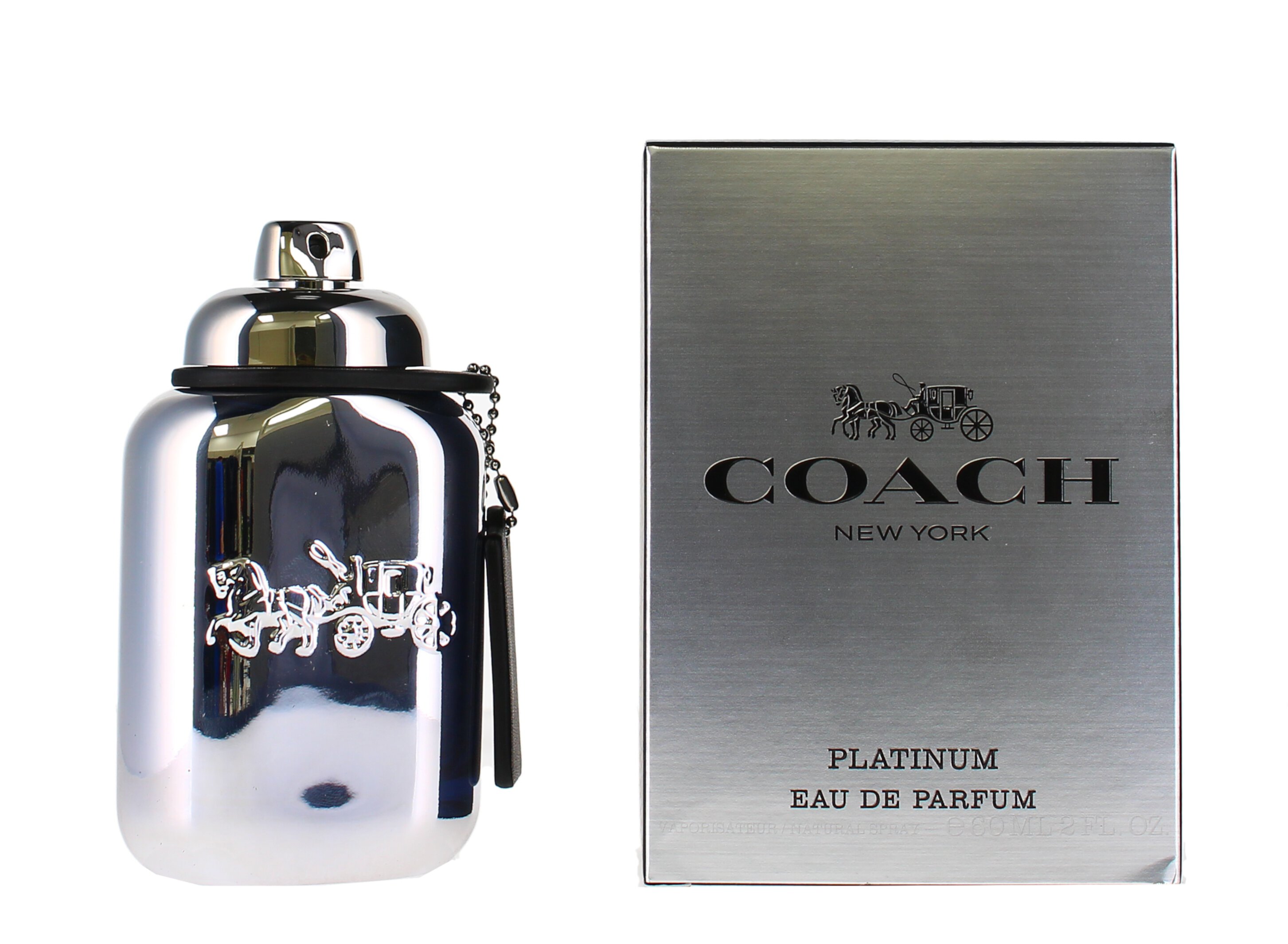 Coach Platinum Eau De Pafum, Cologne for Men, 2.0 Oz COACH