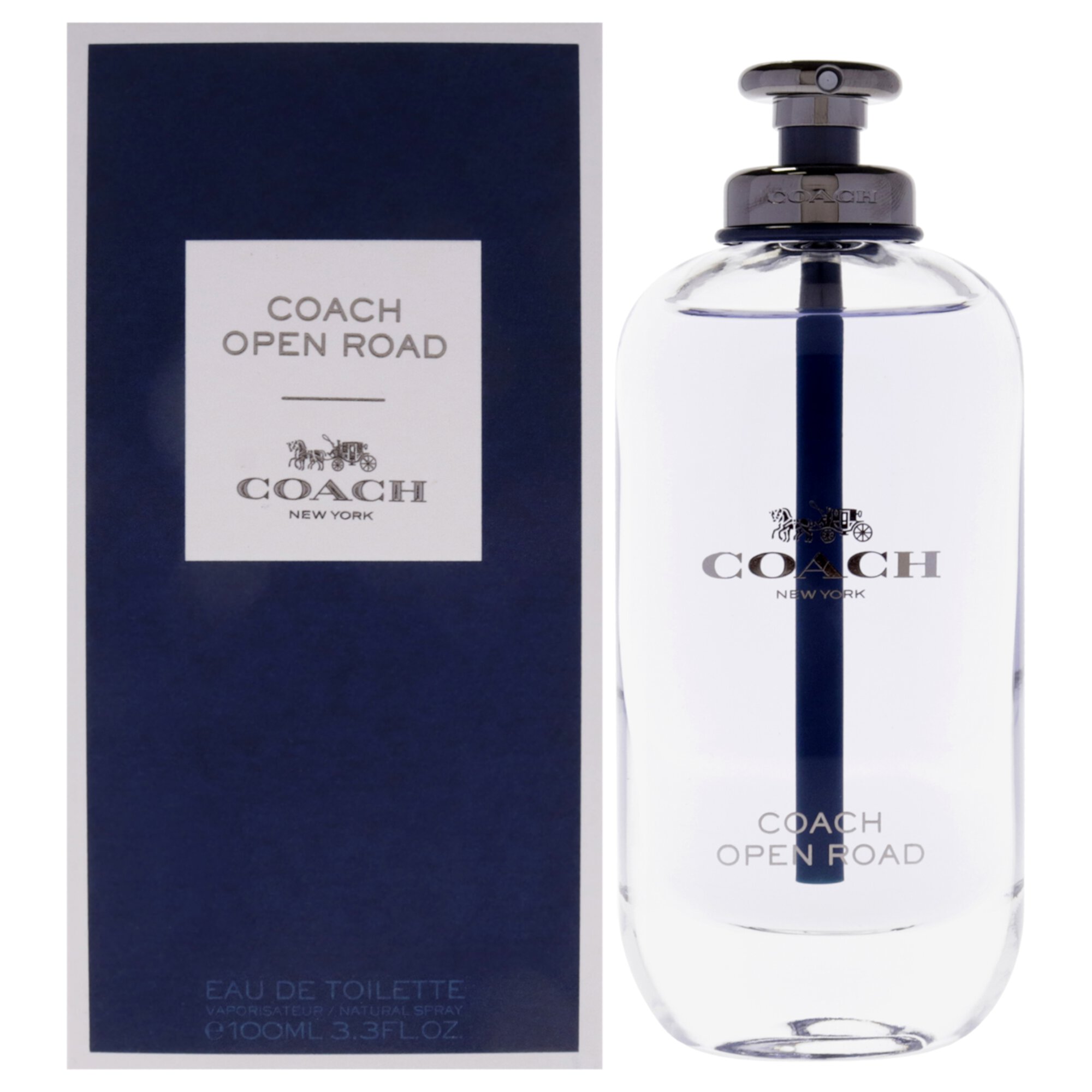 Coach Open Road Eau De Toilette Natural Spray, Cologne for Men, 3.3oz COACH